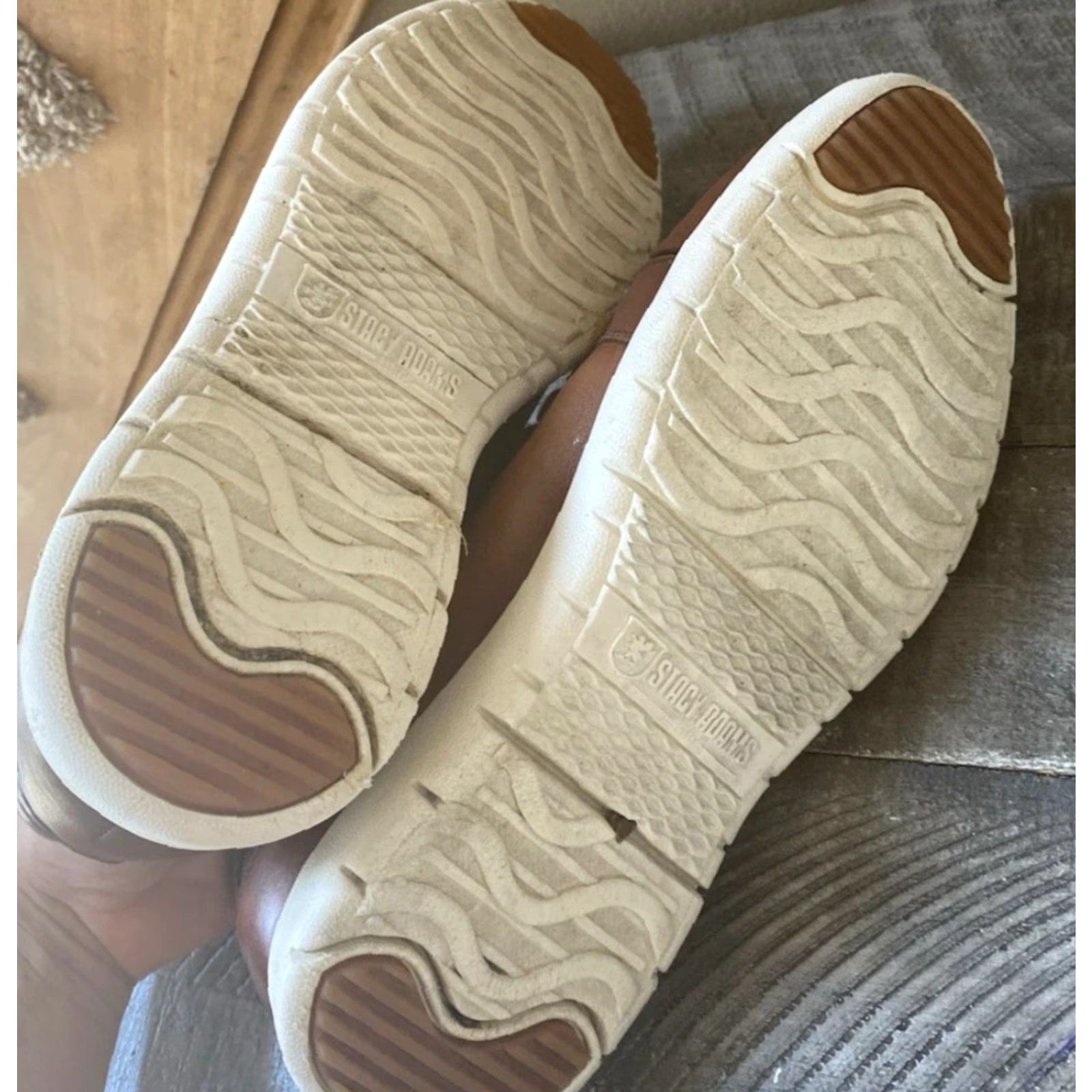 Stacy Adams Stacy Adams Harlow Mid Sneaker Mens 8.5 M Cognac Brown Shoe Size 8.5 M Sneaker Athletic Lace Up Modern Style, Stacy Adams Harlow, Brown, Shoes, Men Size US 9 / EU 42 - 3 Thumbnail