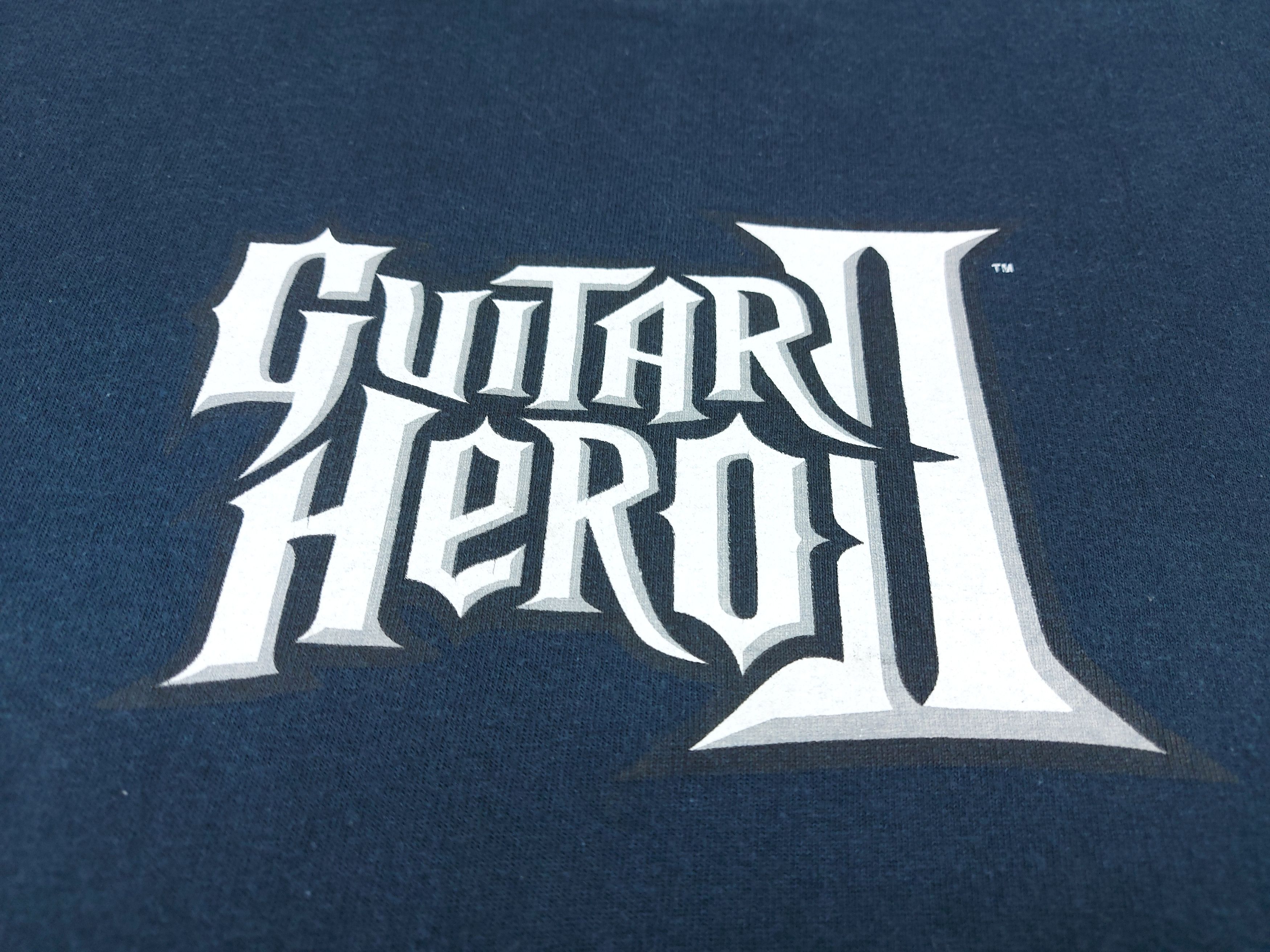Playstation Vintage 2006 Guitar Hero 2 II Game Promo TEE Size US XL / EU 56 / 4 - 2 Thumbnail