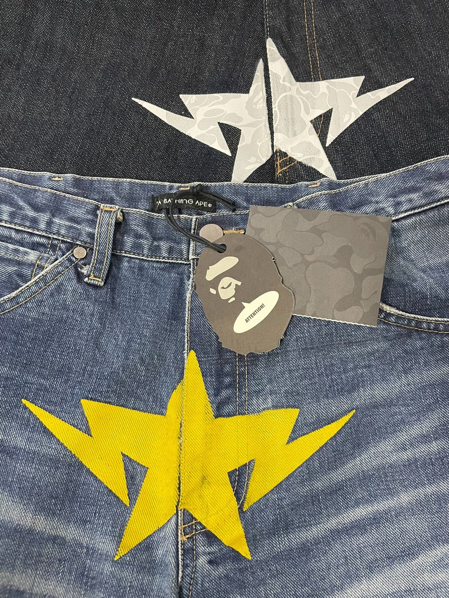 Bape Bape Washed Multi Denim Jeans S Men Size US 30 / EU 46 - 1 Thumbnail