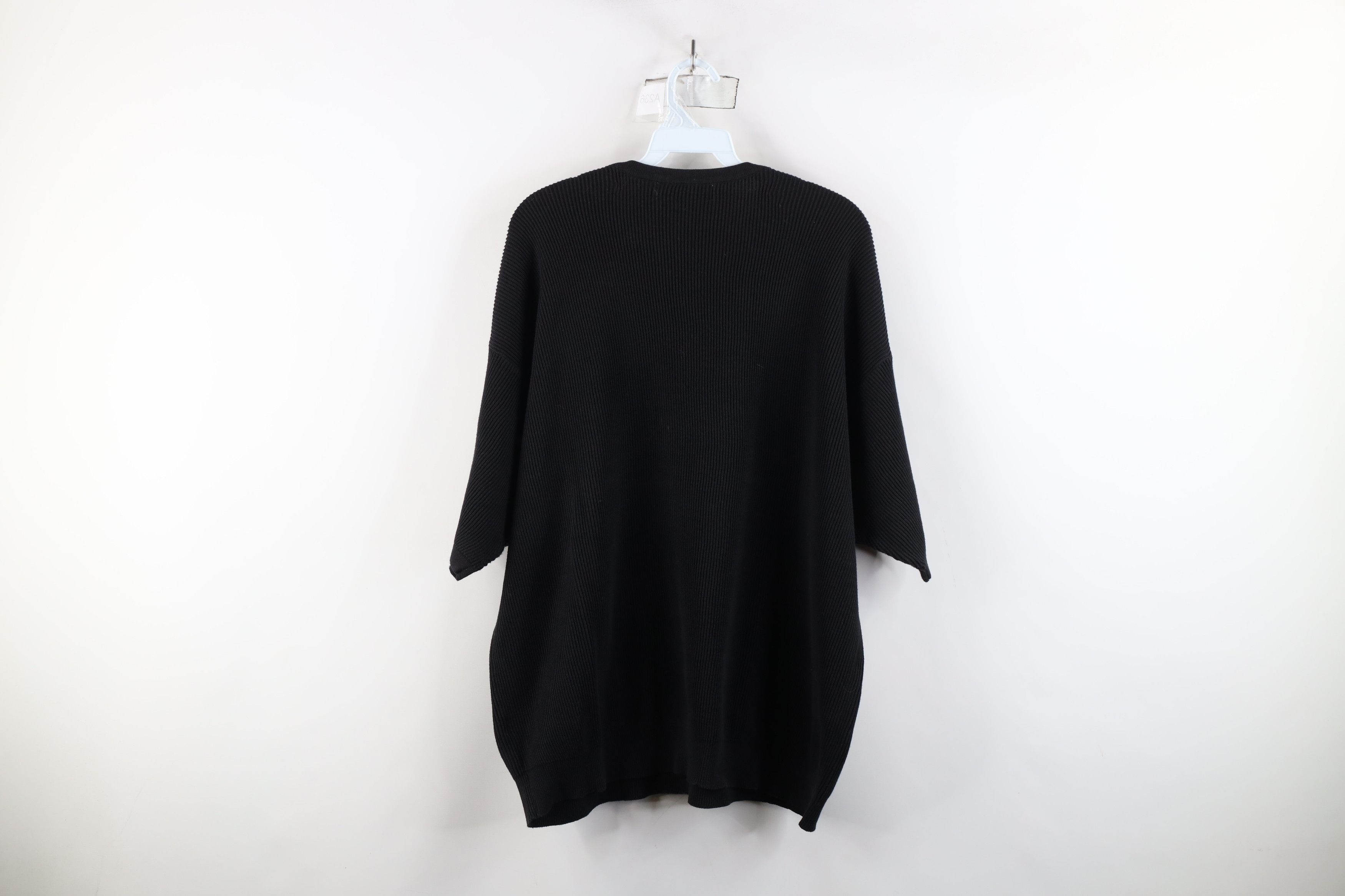 Vintage Vintage 90s Streetwear Ribbed Knit Short Sleeve T-Shirt Size 3XL / US 20-22 - 9 Thumbnail