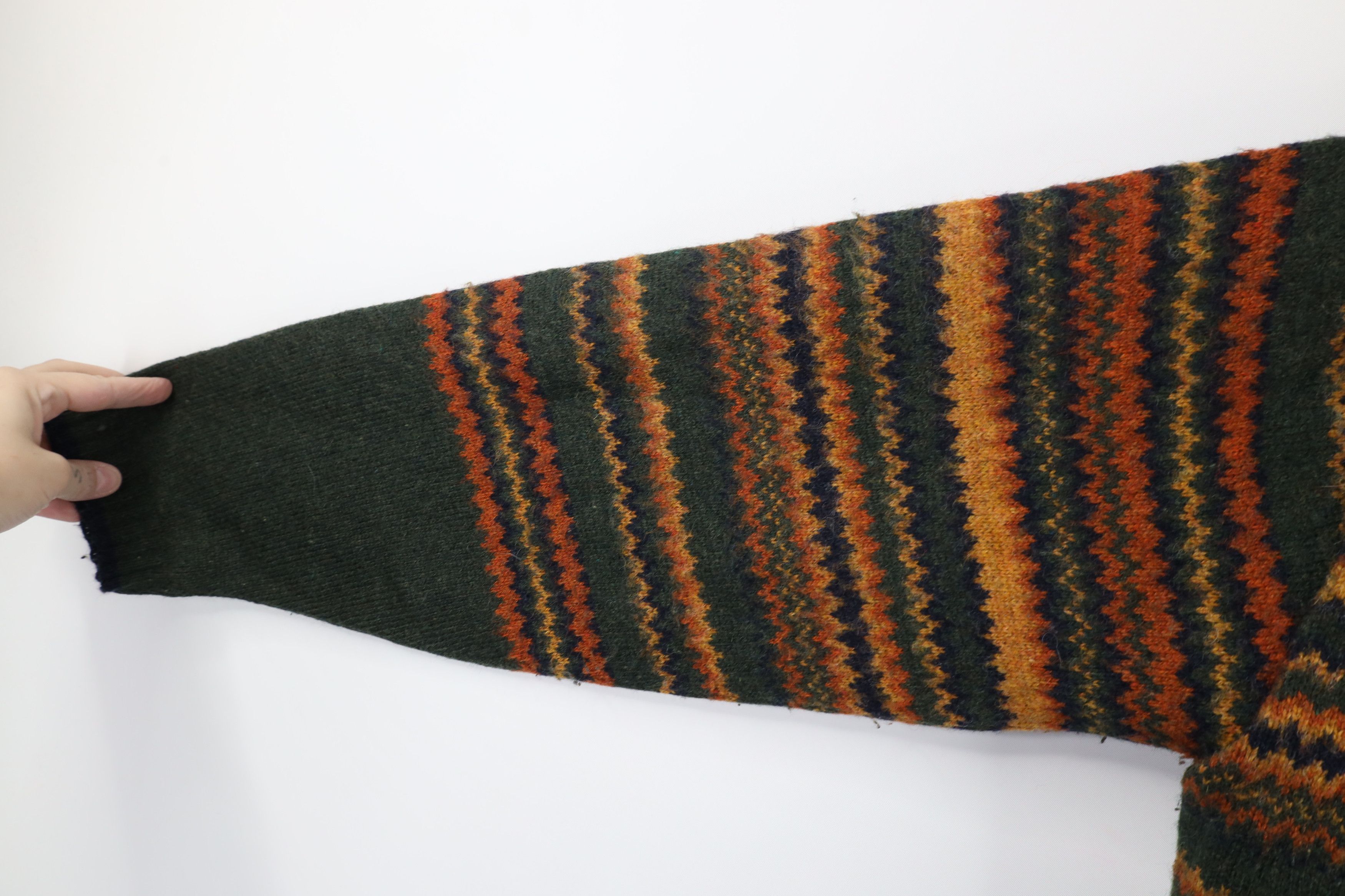 Vintage Vintage 90s Streetwear Rainbow Fair Isle Knit Sweater USA Size M / US 6-8 / IT 42-44 - 5 Thumbnail