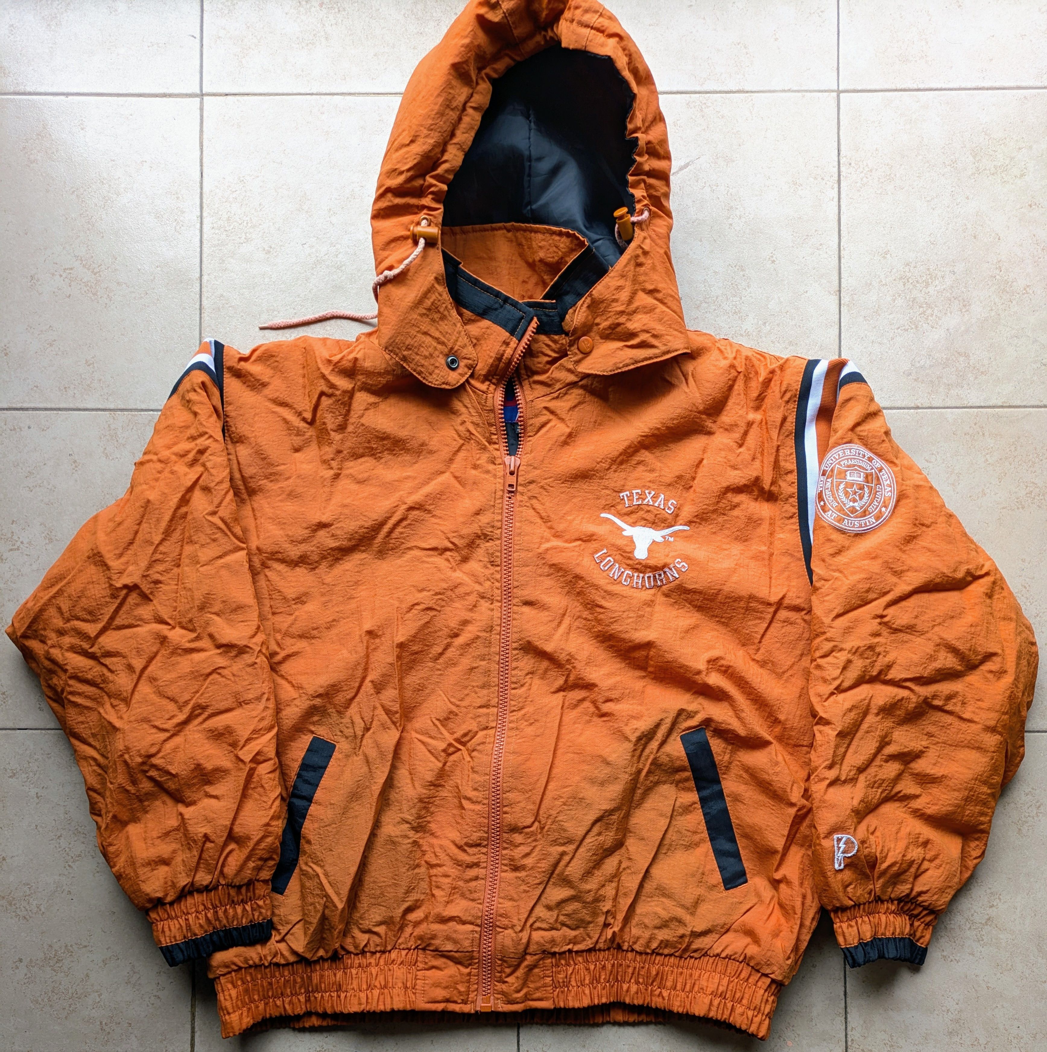 Starter Texas Longhorns 90s puffer XL burnt orange NCAA vtg Size US XL / EU 56 / 4 - 2 Thumbnail
