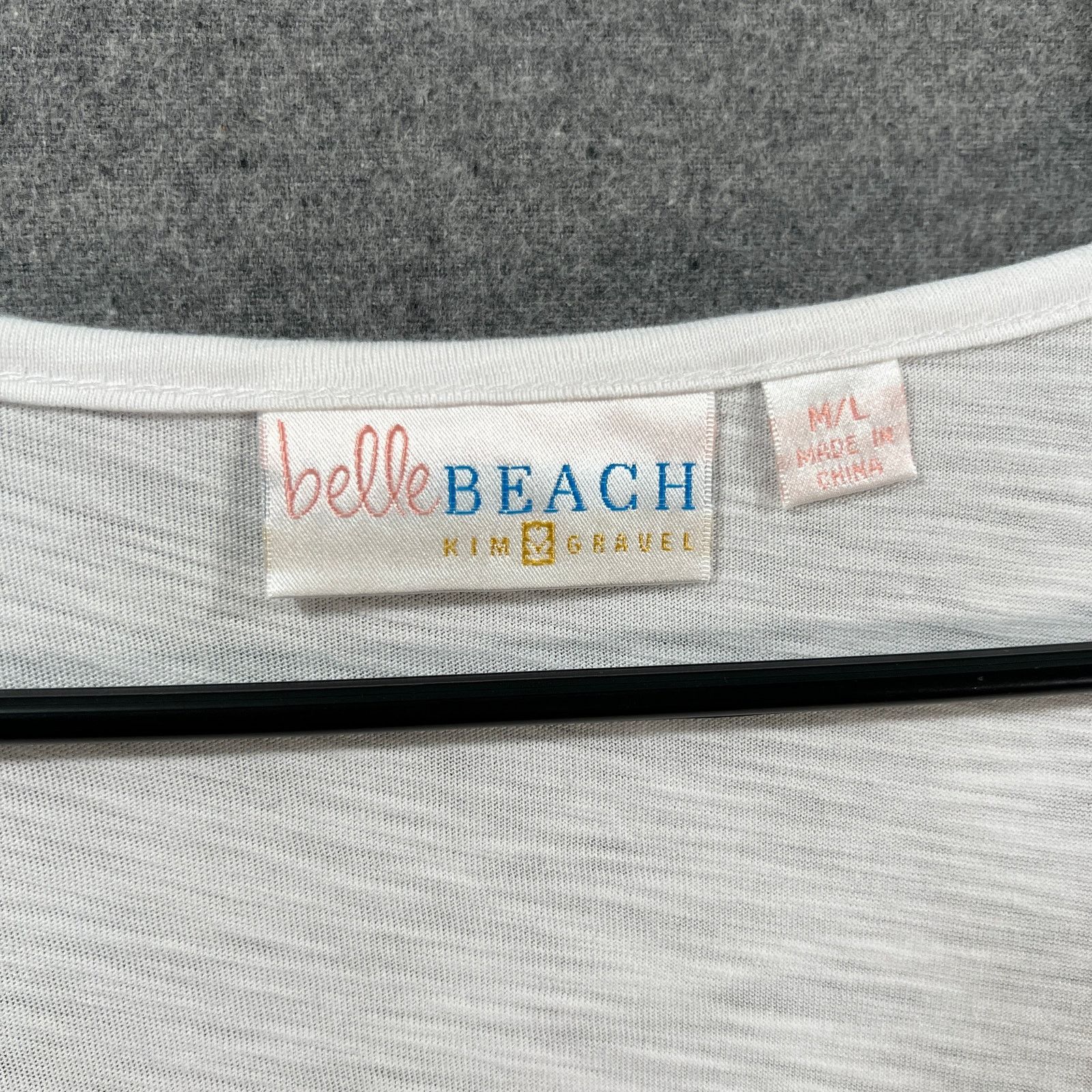 Other Belle Beach by Kim Gravel Regular Slub Knit Tie Front Cove Size M / US 6-8 / IT 42-44 - 3 Thumbnail