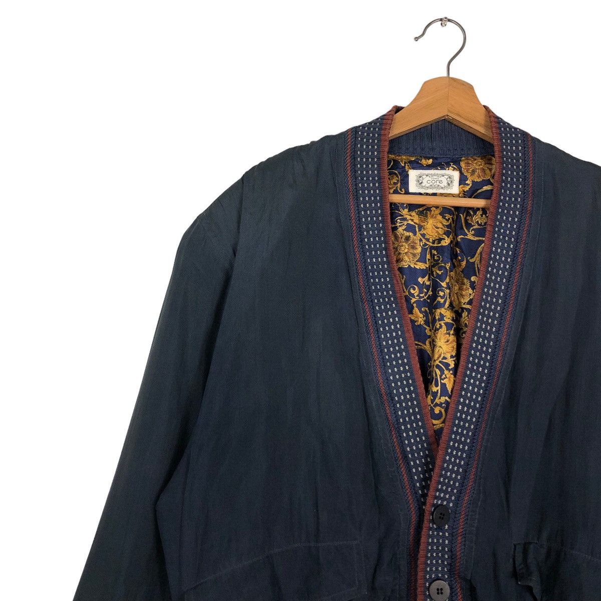 Japanese Brand 🔥Vtg Cropped Bomber Cardigan Jacket Uomo Core Issey Miyake Size US M / EU 48-50 / 2 - 7 Thumbnail
