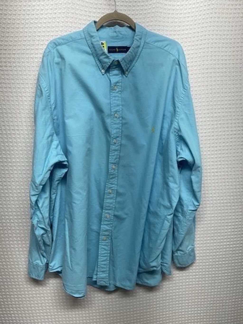 Ralph Lauren Ralph Lauren Blue Cotton Long Sleeve Button Up Shirt Men 3XB Size US XXL / EU 58 / 5 - 7 Thumbnail
