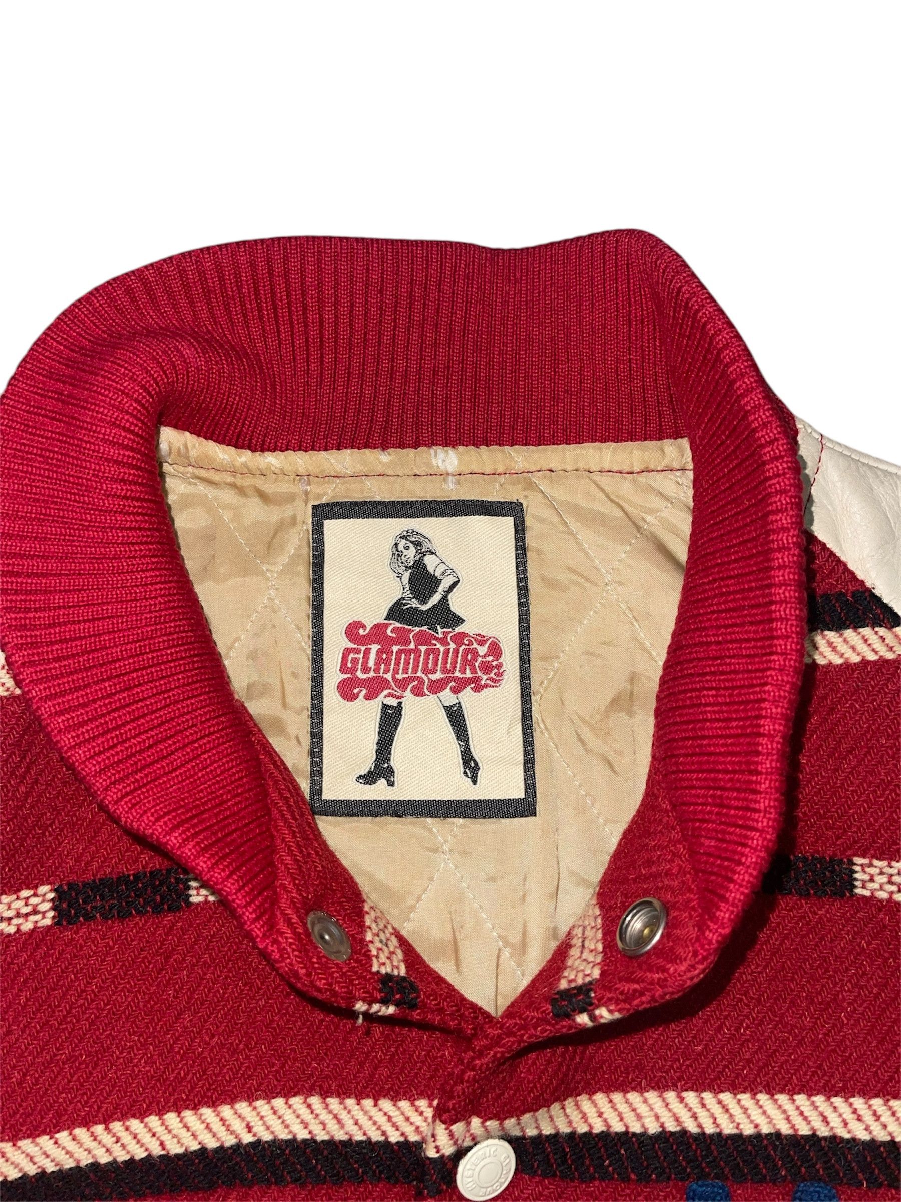 Hysteric Glamour Vintage 90s Hysteric Glamour Varsity Wool / Leather Jacket Size US S / EU 44-46 / 1 - 7 Thumbnail