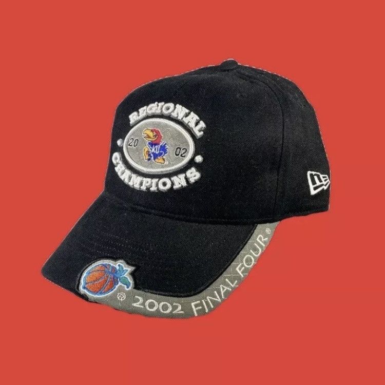 Vintage Vintage Kansas Jayhawks 2002 National Champions Dad Hat Size ONE SIZE - 1 Thumbnail