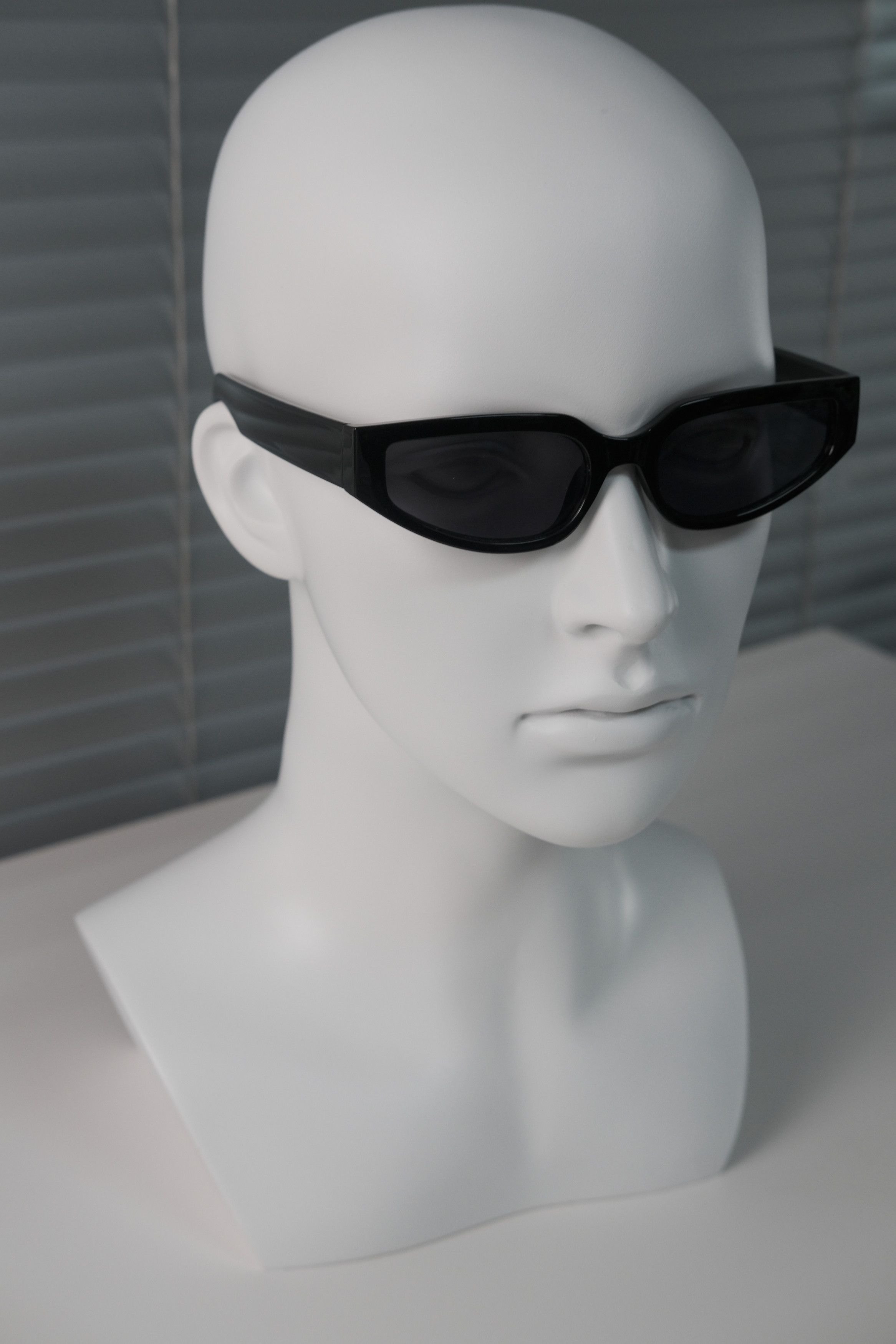 Japanese Brand Vtg Y2k Avant Garde Future Sunglasses Black Unisex One Size Size ONE SIZE - 1 Thumbnail