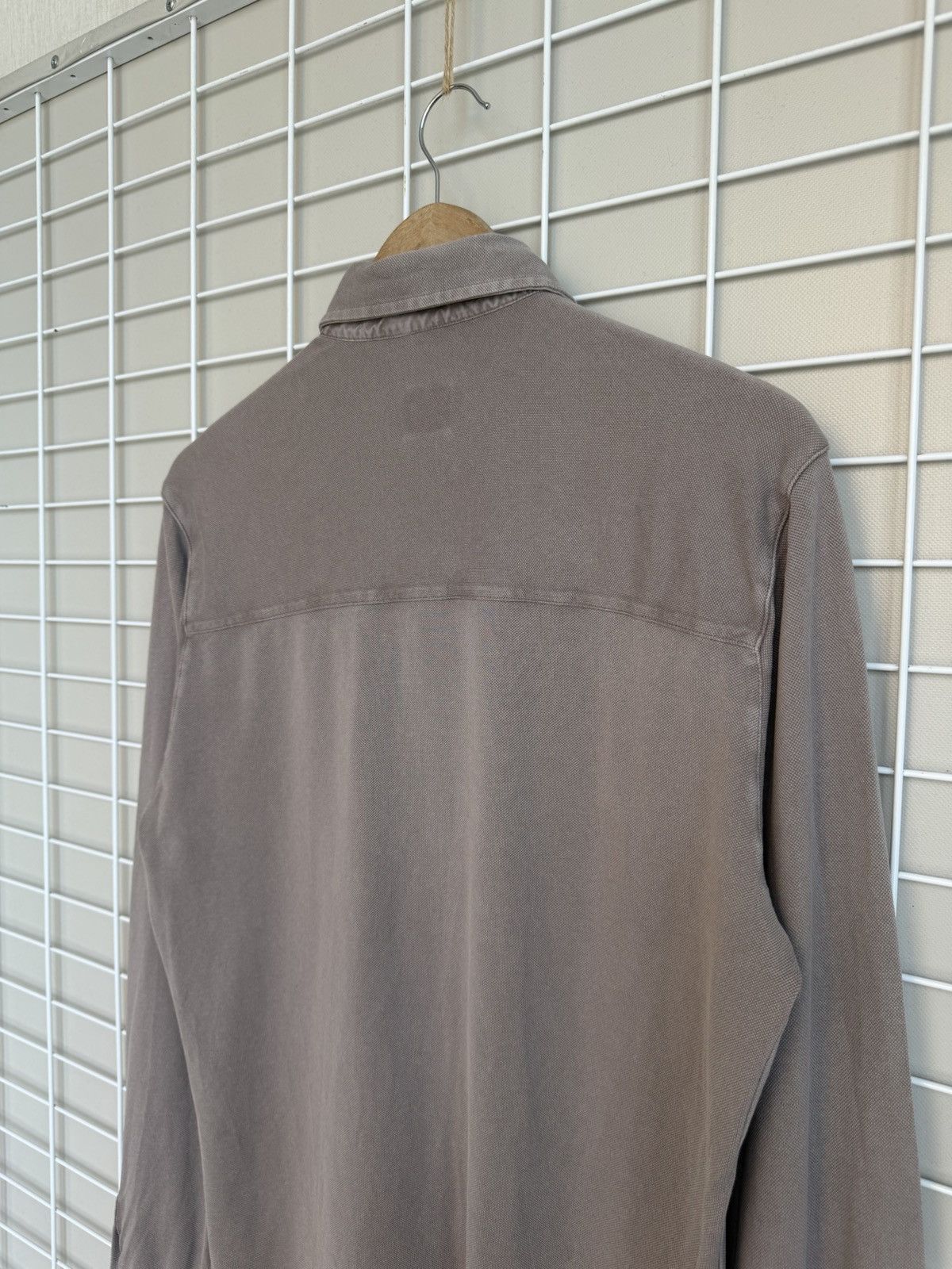 Fedeli Fedeli Pique Button Shirt Mens Size 52 or M Chambray Size US M / EU 48-50 / 2 - 8 Thumbnail