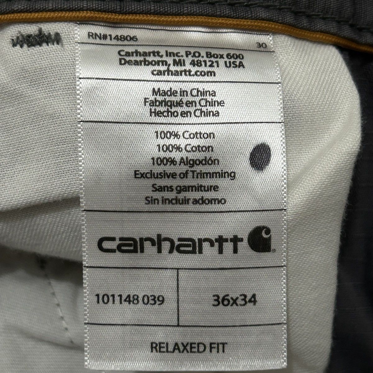 Carhartt Grey Carhartt Force Relaxed fit Cargo Pants Size US 36 / EU 52 - 3 Thumbnail