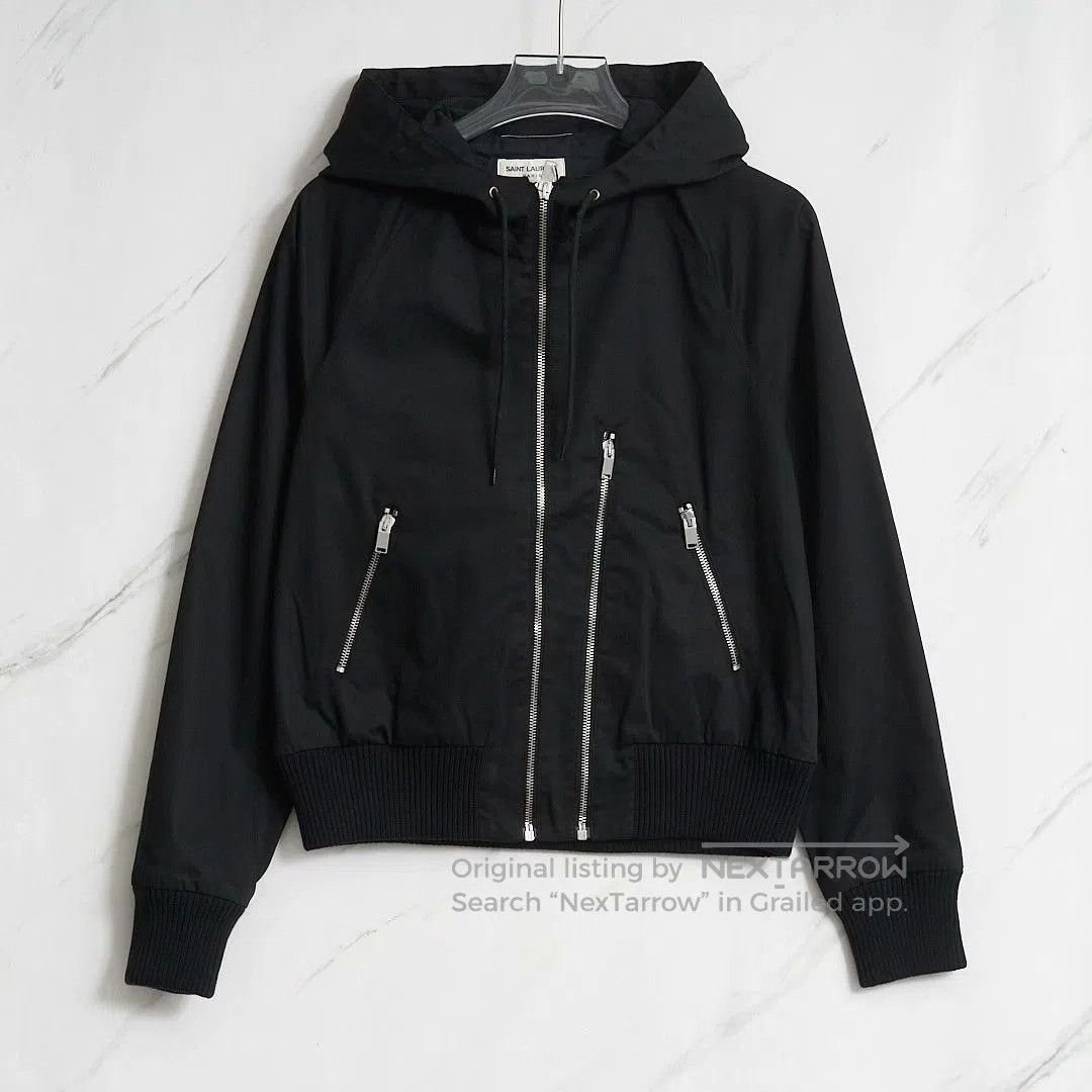 Saint Laurent Paris Saint Laurent Men's Hooded Double-Zip Jacket. Size US M / EU 48-50 / 2 - 3 Thumbnail