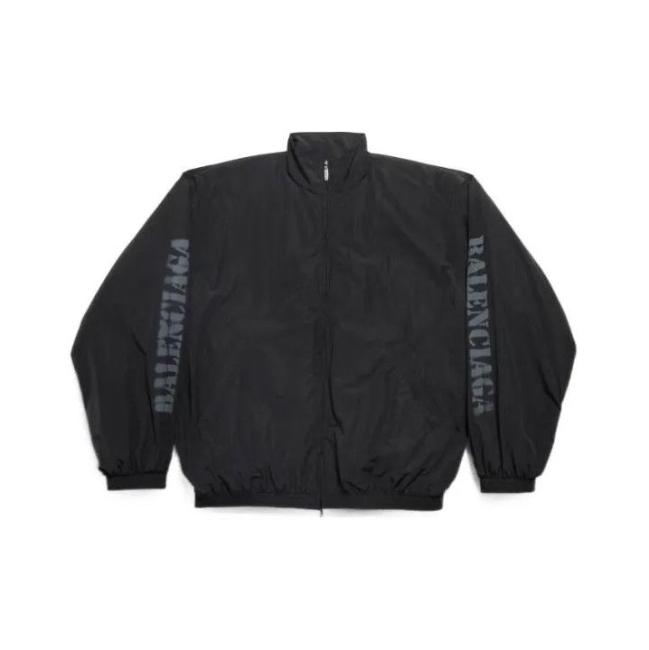 Balenciaga Balenciaga Logo Print Zip-Up Jacket for All Size US XXS / EU 40 - 1 Thumbnail