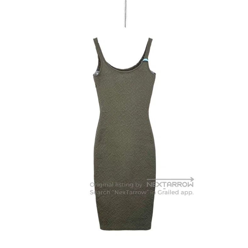 Fendi Fendi Relief Full-Print Logo Bodycon Dress Size XXS / US 00 / IT 34 - 1 Thumbnail