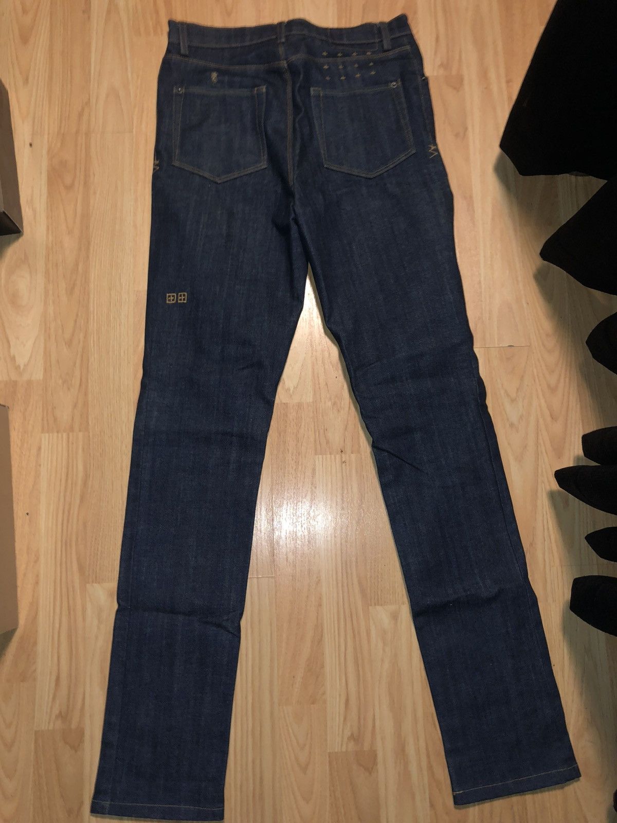 Ksubi Ksubi Chitch Rinsed Dark Blue Slim Jeans - Size 30 Size US 30 / EU 46 - 5 Thumbnail