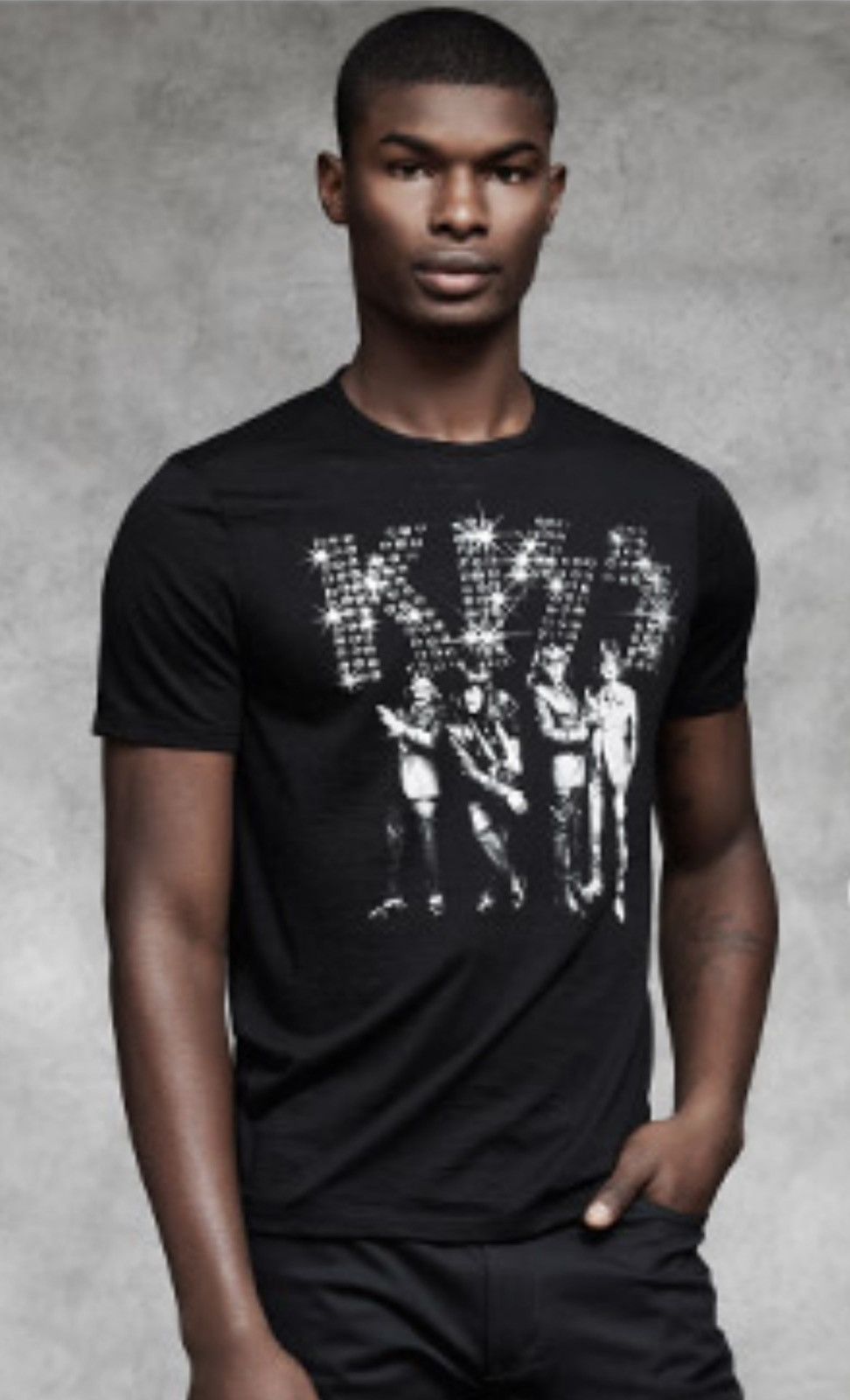 John Varvatos Kiss Dressed To Kill Mens T Shirt medium Size US M / EU 48-50 / 2 - 2 Thumbnail