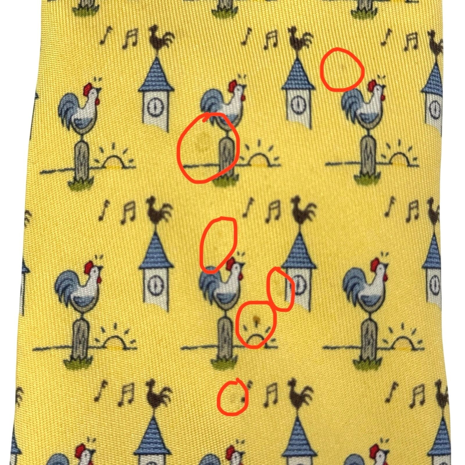 Hermes Hermes ‘Rooster’ Tie Size ONE SIZE - 9 Thumbnail