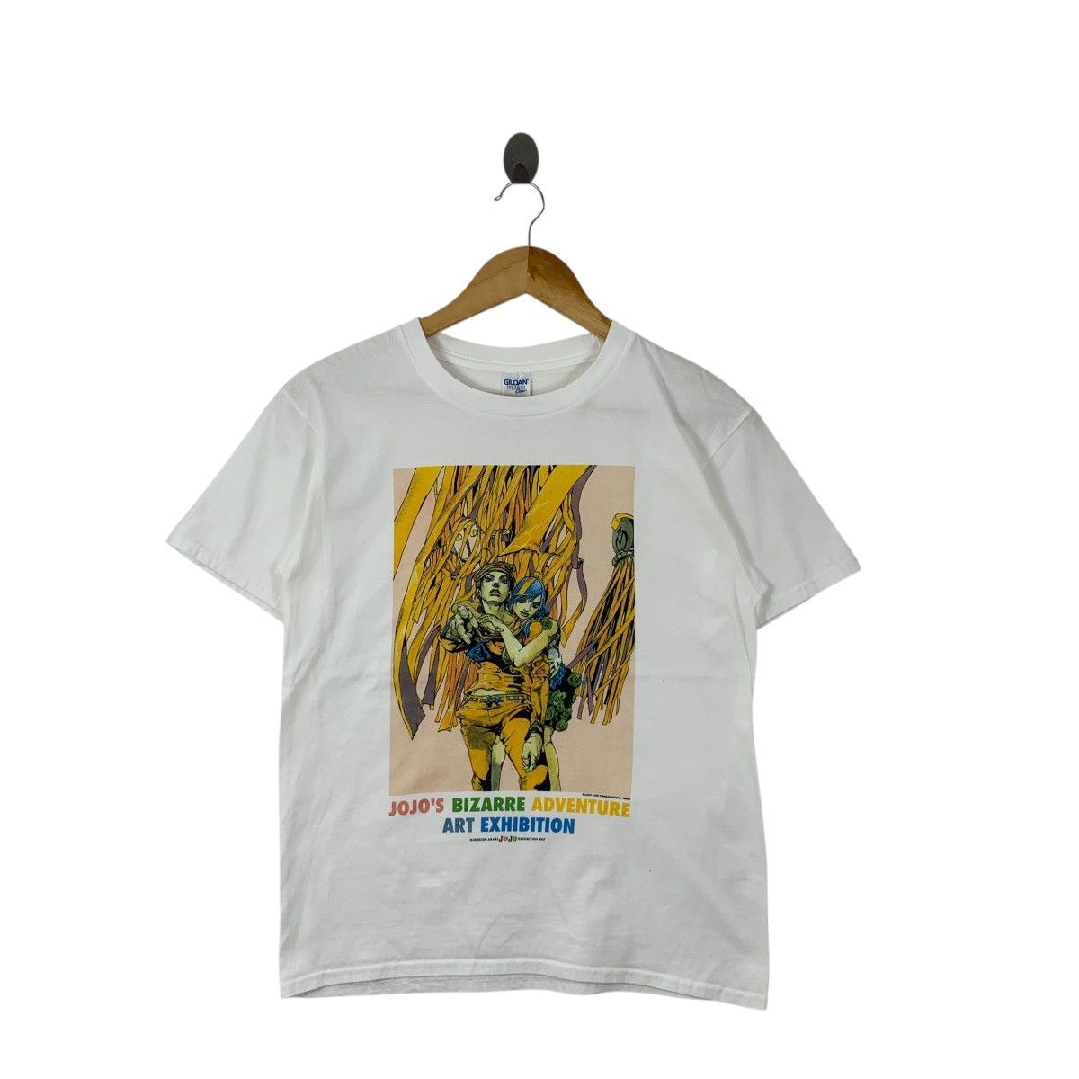 Anime JOJO BIZARRE ADVENTURE Hirohiko Araki Exhibition Tee Shirt Size US S / EU 44-46 / 1 - 3 Thumbnail