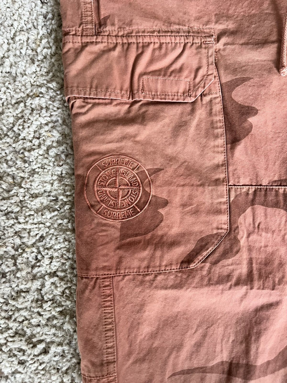 Stone Island × Supreme Stone Island Supreme Cargo Pants Size US 32 / EU 48 - 4 Thumbnail