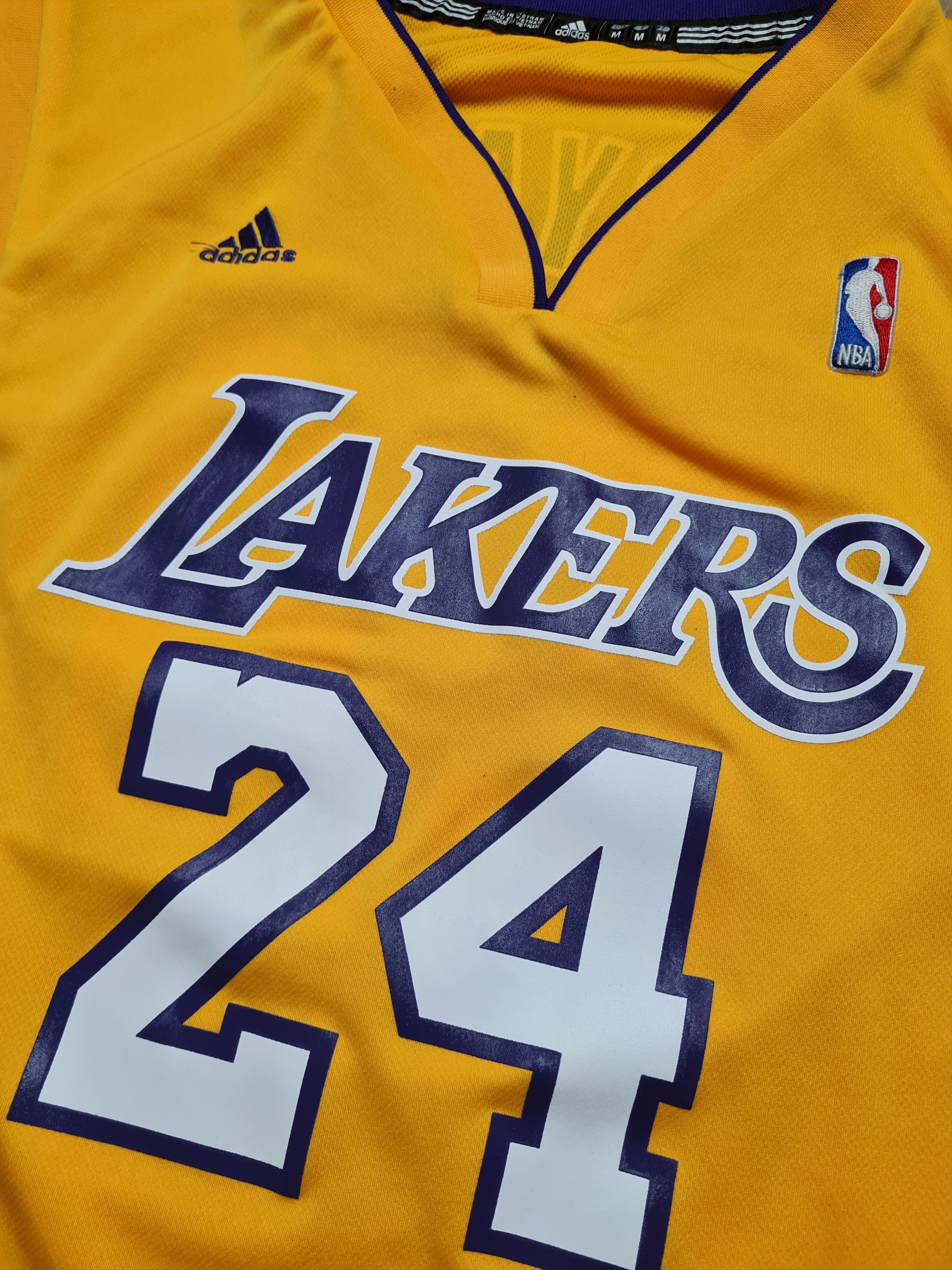 Adidas Adidas NBA Lakers #24 Bryant 2013 Yellow Men’s Shirts Size M Size US M / EU 48-50 / 2 - 17 Thumbnail