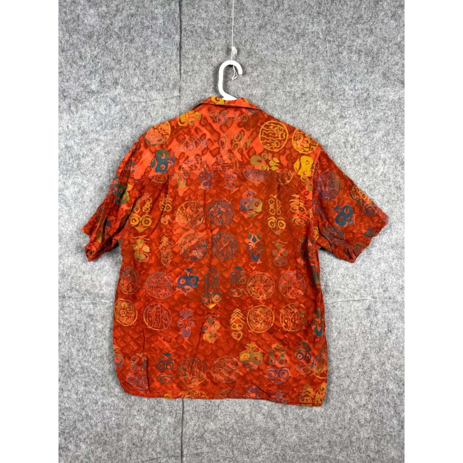 The Territory Ahead Territory Ahead Shirt Mens XL Hawaiian Rayon Tiki Abstract Floral AOP * Size US XL / EU 56 / 4 - 3 Thumbnail