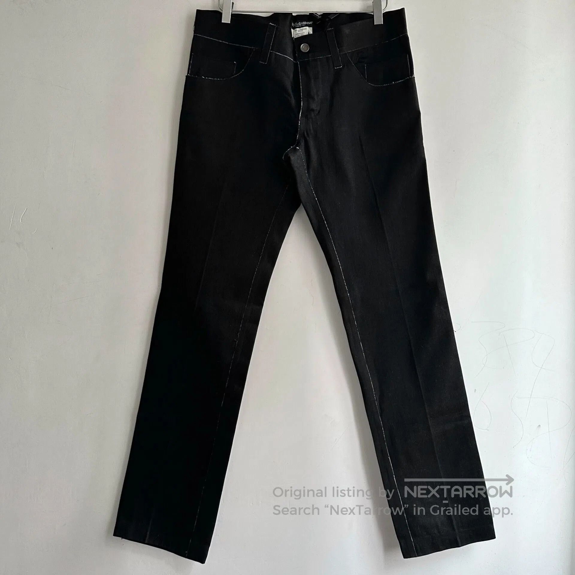 Dolce & Gabbana dolce gabbana dg brushed wax denim pants. Size US 38 / EU 54 - 2 Thumbnail
