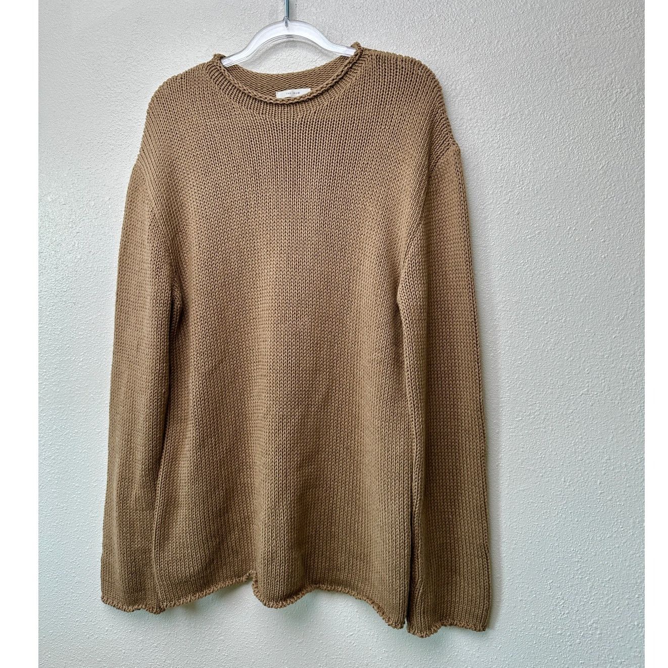 The Row The Row Anteo Knit Sweater Mens Natural Brown Crewneck Size US M / EU 48-50 / 2 - 3 Thumbnail