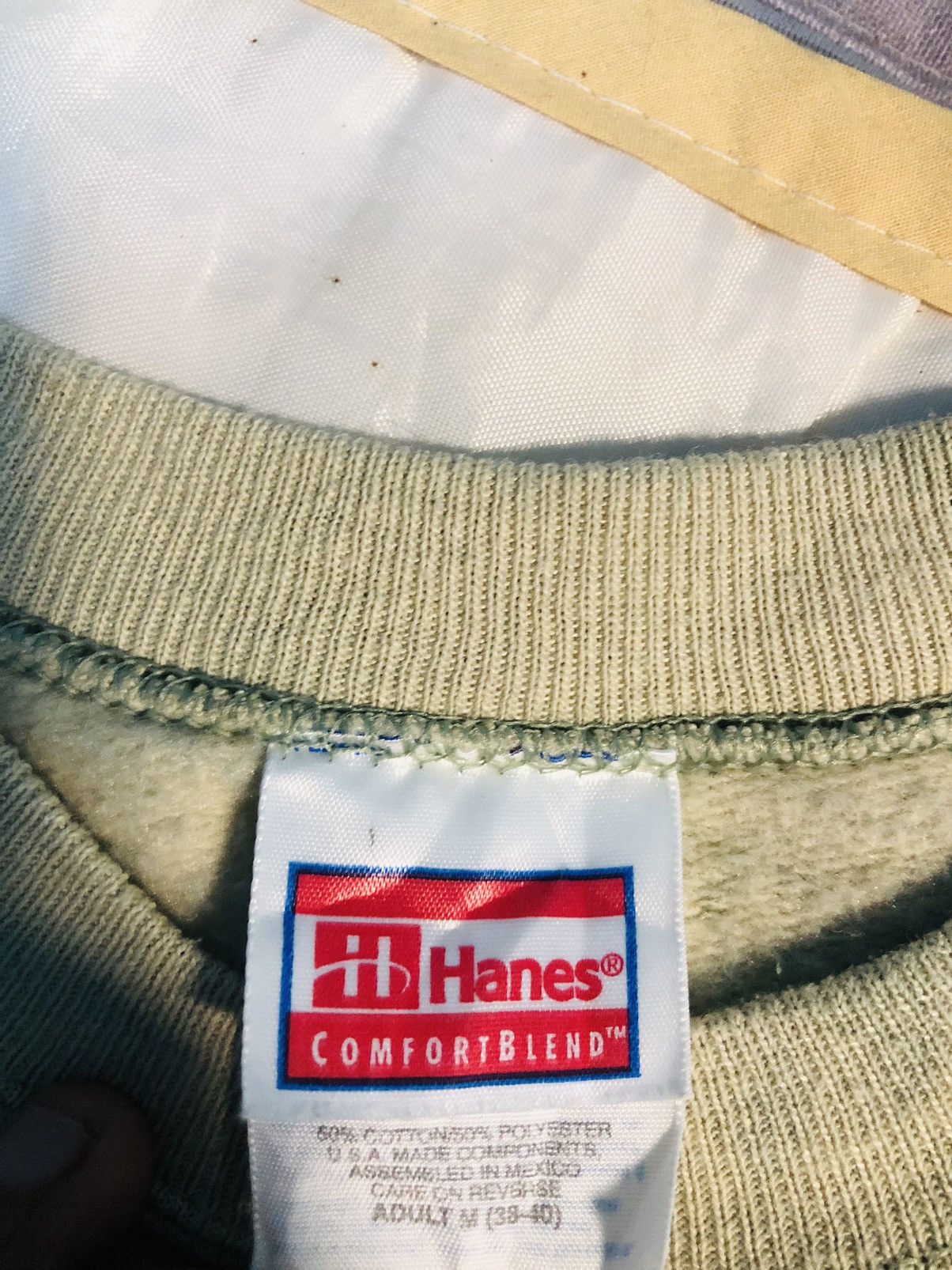 Hanes Hanes Vintage white Sweatshirt (7) Size US M / EU 48-50 / 2 - 6 Thumbnail