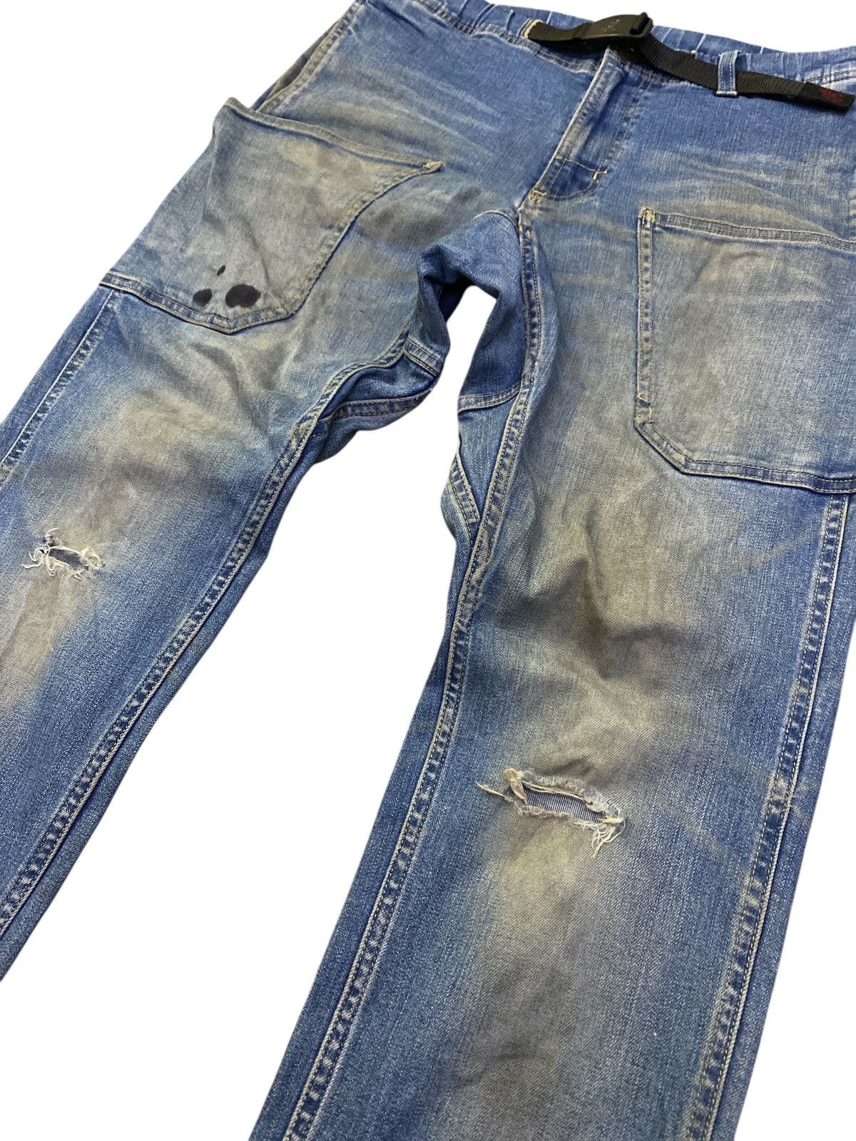 Gramicci × Vintage Rare Vintage Gramicci Distressed Denim Size US 31 - 4 Thumbnail