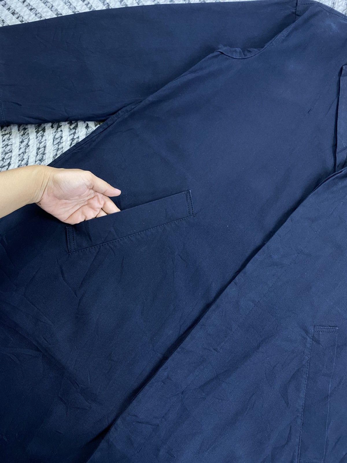 Issey Miyake Vintage Issey Miyake Plantation Long Jacket Size US L / EU 52-54 / 3 - 7 Thumbnail