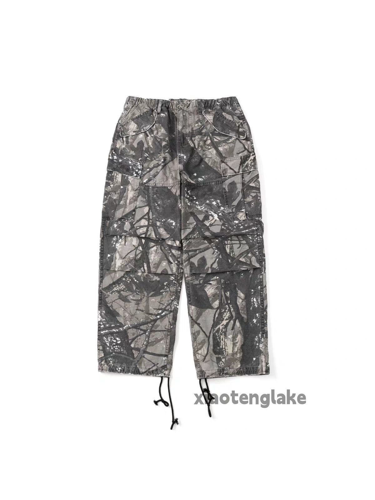 Designer × Japanese Brand × Vintage utility military loose baggy pattern camo cargo pants Size US 34 / EU 50 - 2 Thumbnail