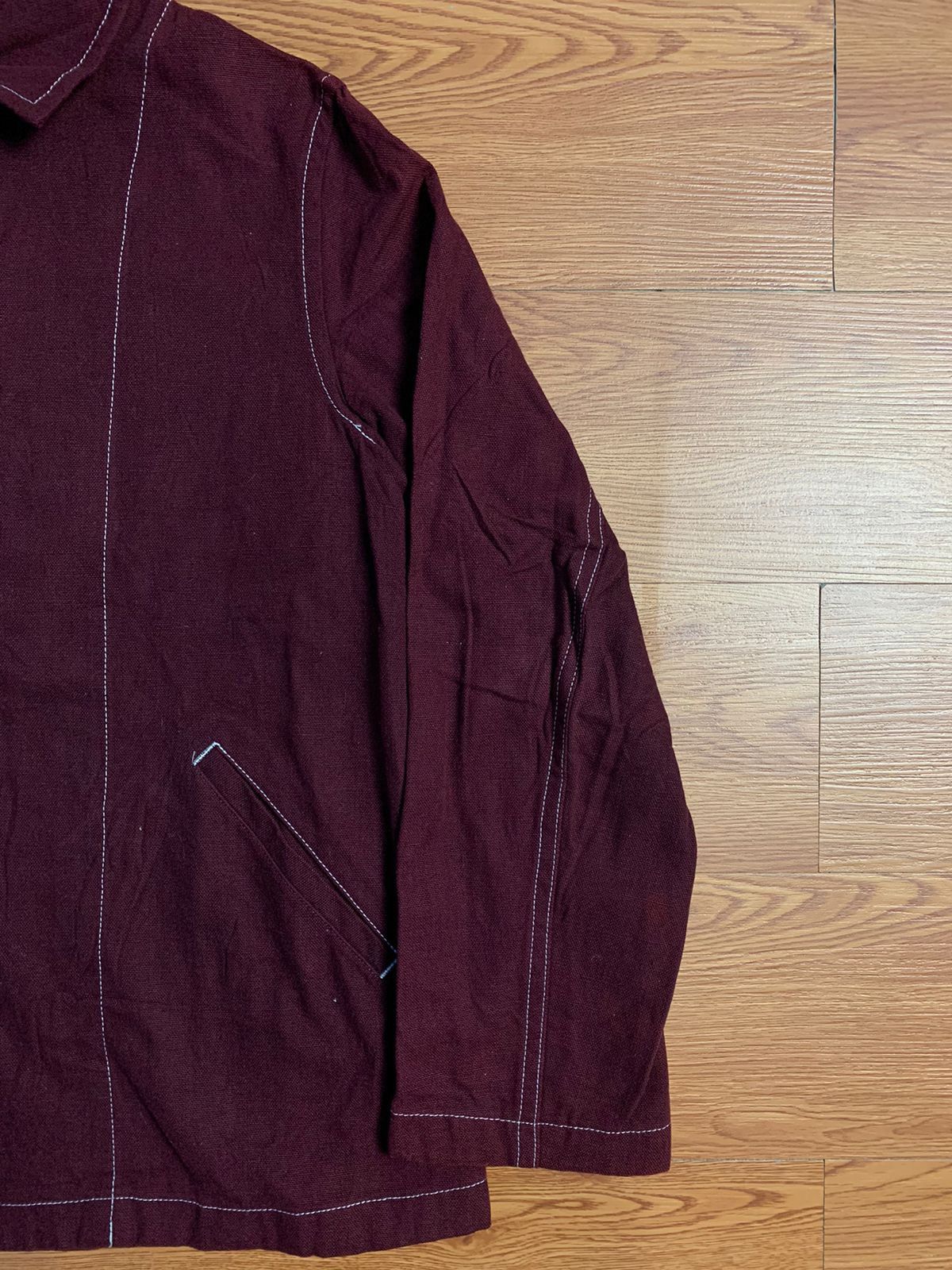Yohji Yamamoto Yohji Yamamoto Contrast Stich Work Jacket Size US M / EU 48-50 / 2 - 4 Thumbnail