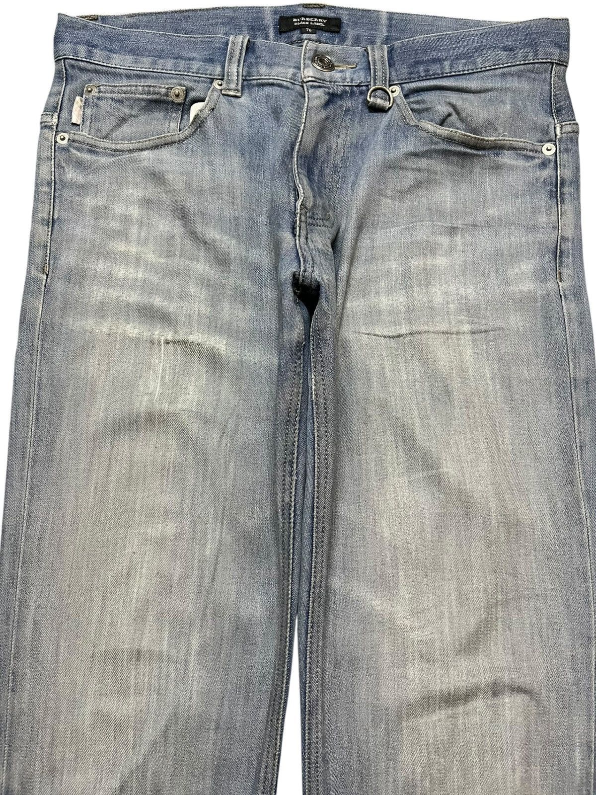 Burberry Vintage Burberry Slim Fit Honeycomb Denim Size US 31 - 2 Thumbnail