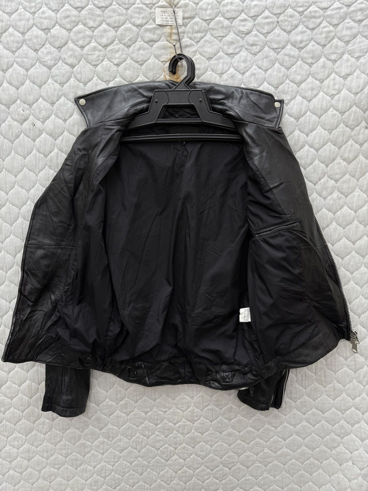 🔥🔥🔥ARCHIVE JACROSE DOUBLE COLLAR LEATHER PUNK JACKET