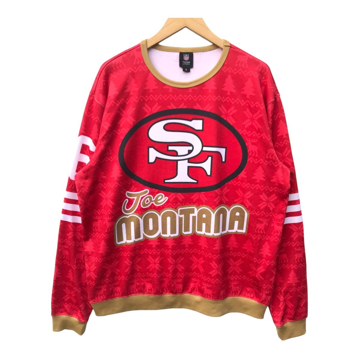 NFL San Francisco 49ers Joe Montana NFL Polyester Sweatshirt Size US XL / EU 56 / 4 - 2 Thumbnail