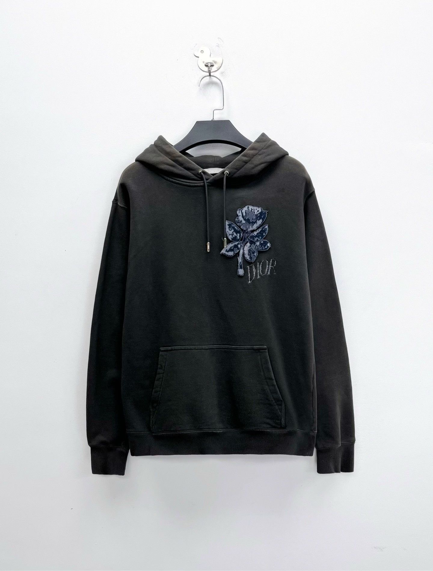 Dior Dior Floral Logo Embroidery Hoodie Size US M / EU 48-50 / 2 - 1 Thumbnail