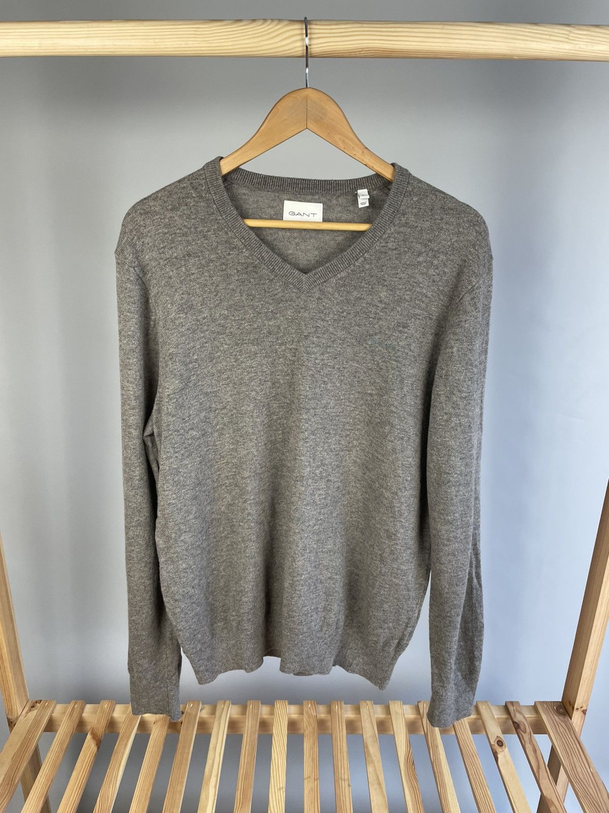 Gant Gant wool sweater v neck size xl Size US XL / EU 56 / 4 - 1 Thumbnail