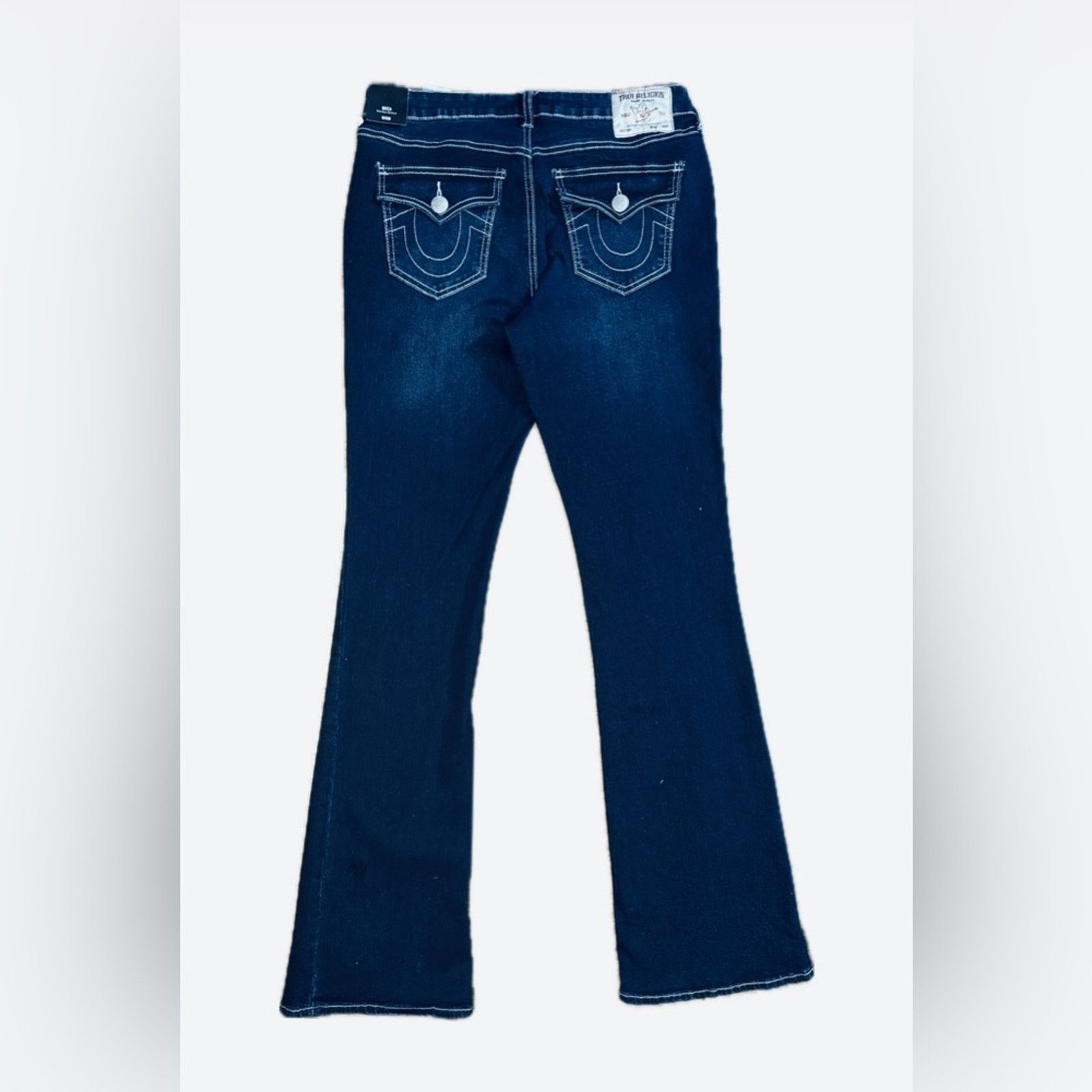 True Religion TRUE RELIGION BECCA BUTTON FRONT FLAP BOOTCUT JEANS. Size 29" - 3 Thumbnail