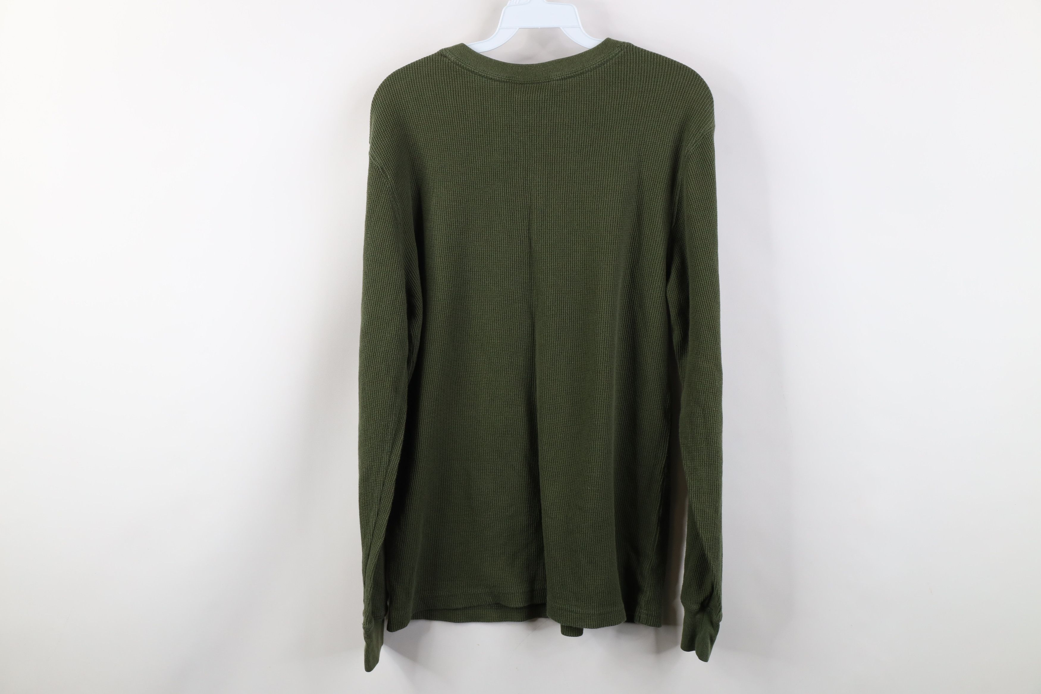 Vintage Vintage 90s Y2K Streetwear Knit Long Sleeve Henley T-Shirt Size US M / EU 48-50 / 2 - 9 Thumbnail