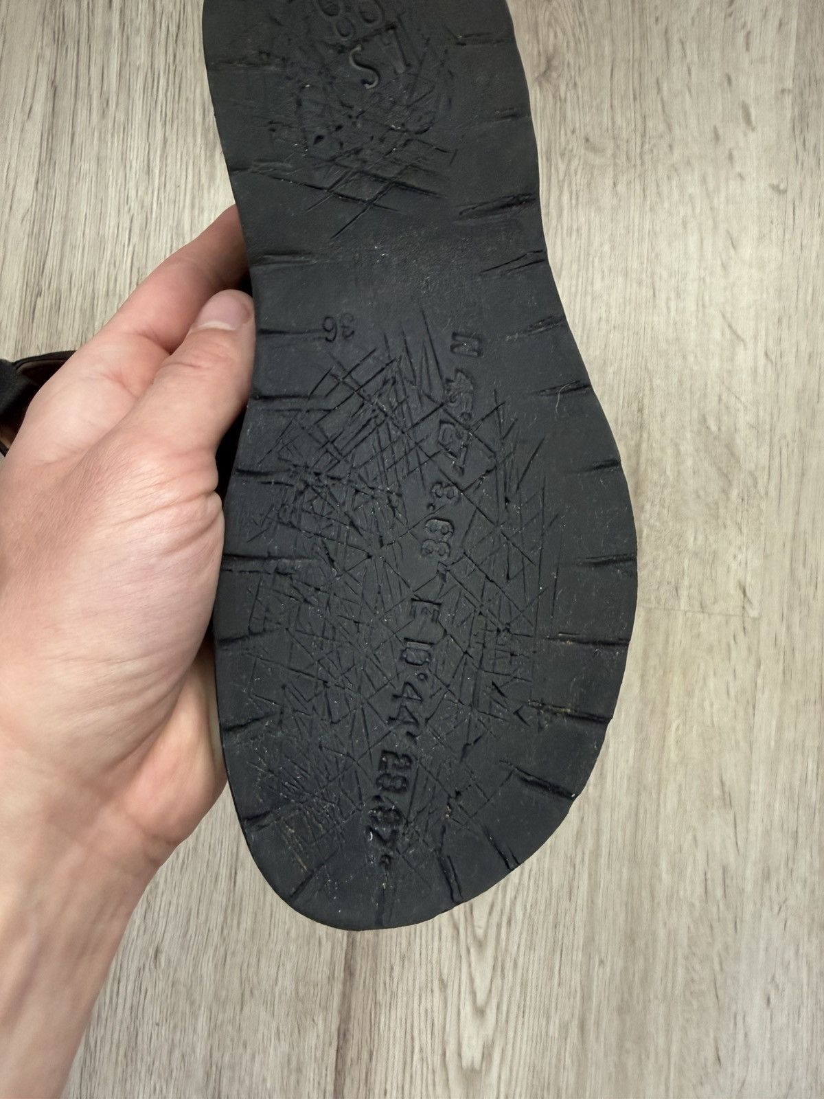 A.S.98 A.S.98 Avant-Garde Leather Sandals EU36 (US6) Made in Italy Size US 6 / IT 36 - 10 Thumbnail