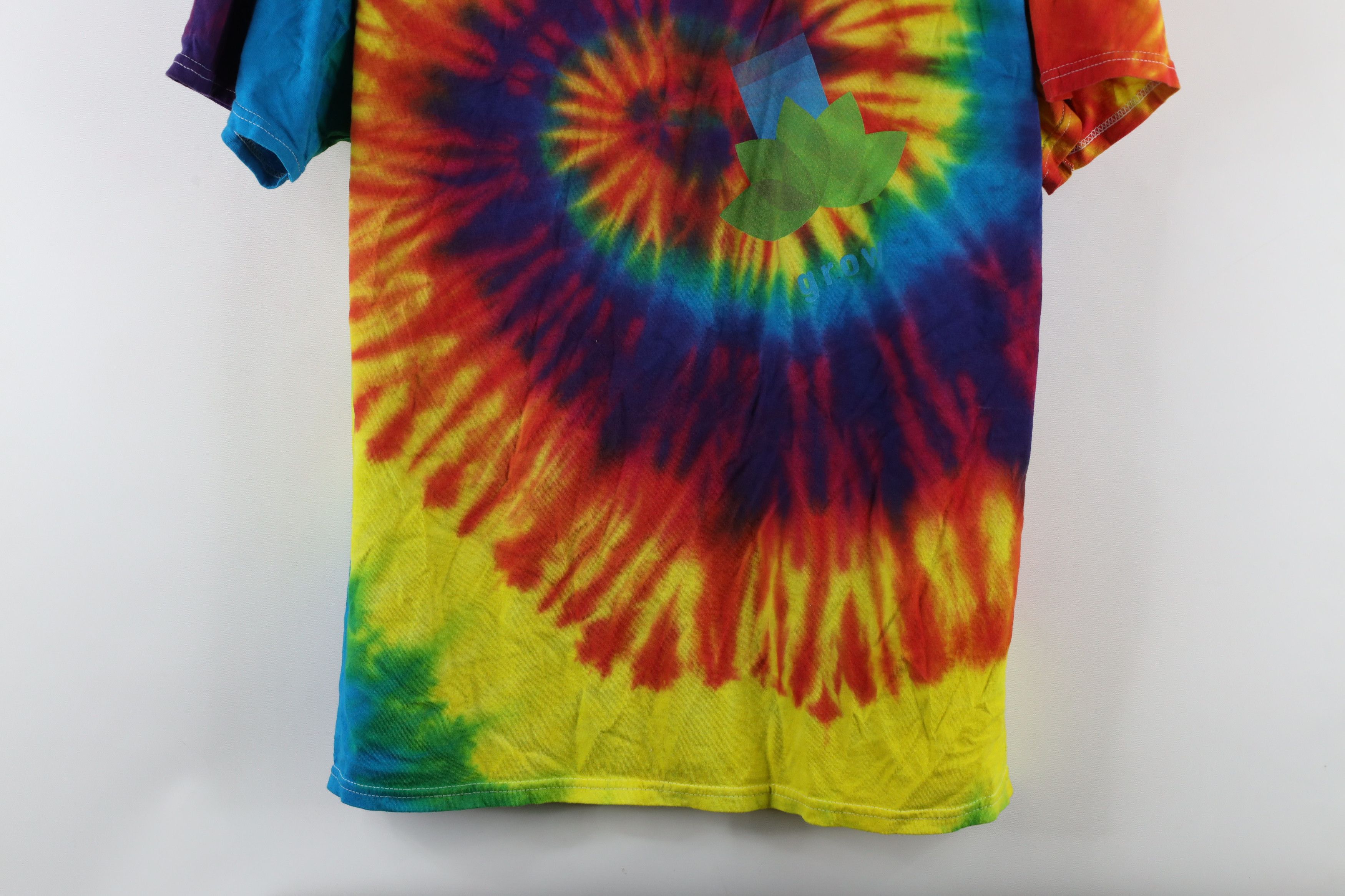Vintage Vintage Streetwear Rainbow Tie Dye Grow Short Sleeve T-Shirt Size US L / EU 52-54 / 3 - 3 Thumbnail