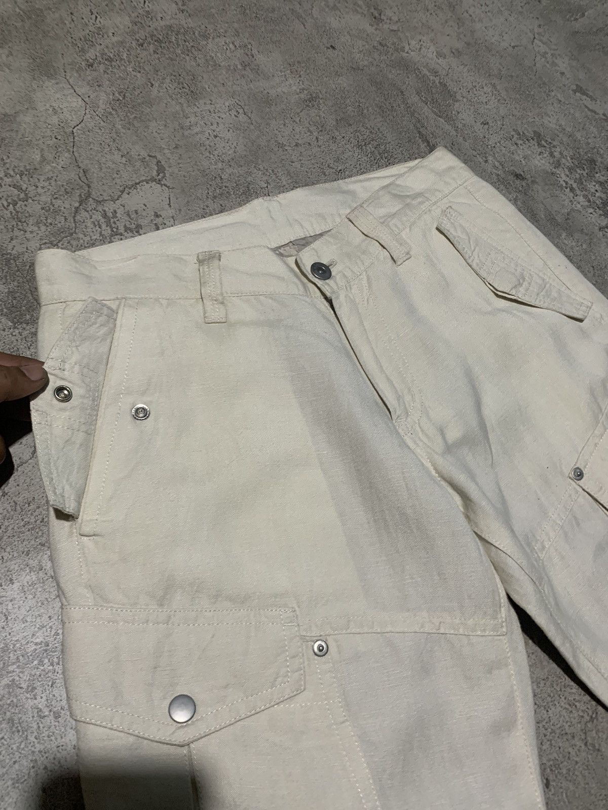 Tornado Mart Tornado Mart Japan bondage flared cargo pants Size US 29 - 6 Thumbnail