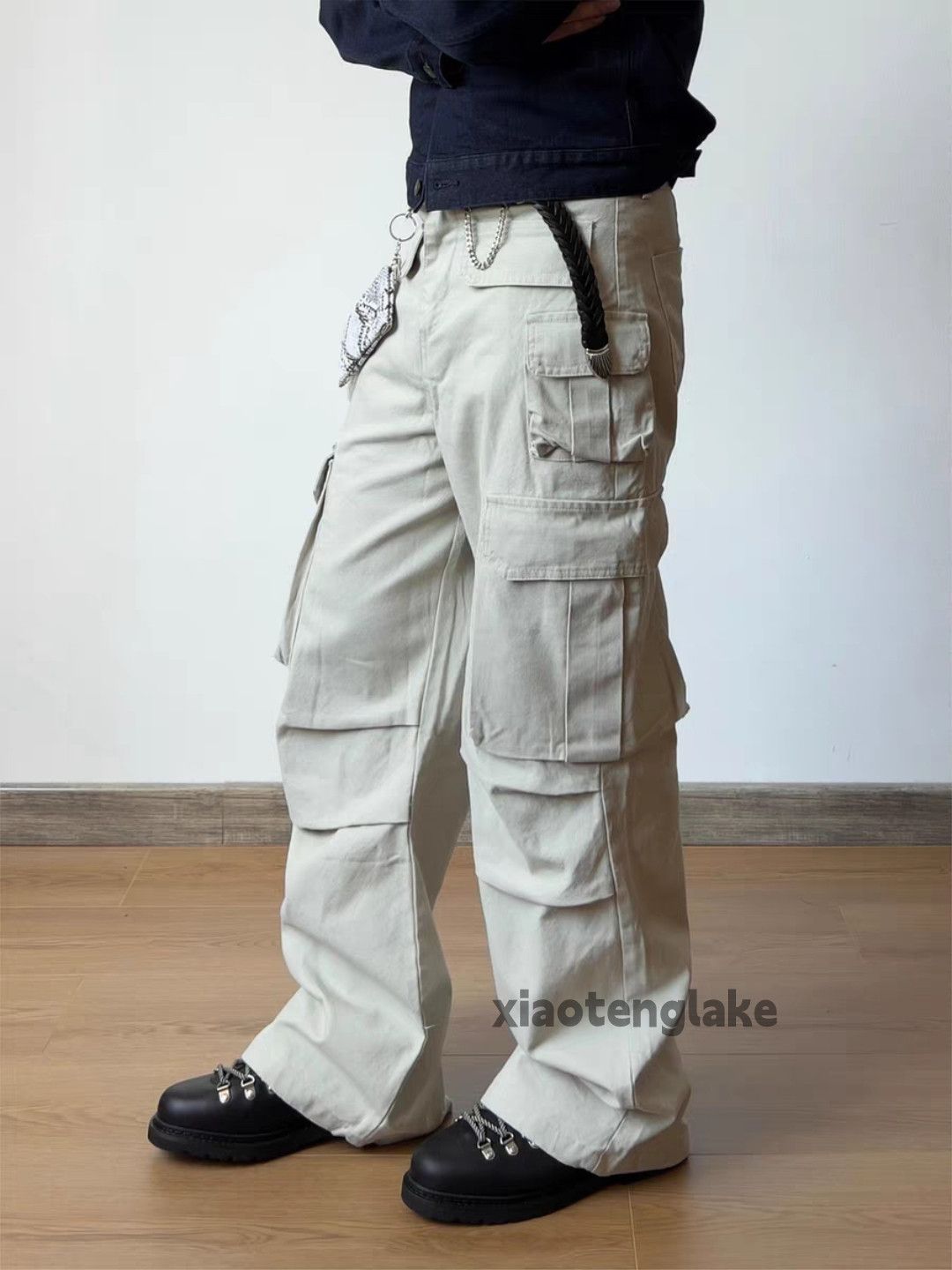 Vintage xz utility vintage loose baggy skate hiphop cargo pants Size US 26 / EU 42 - 5 Thumbnail