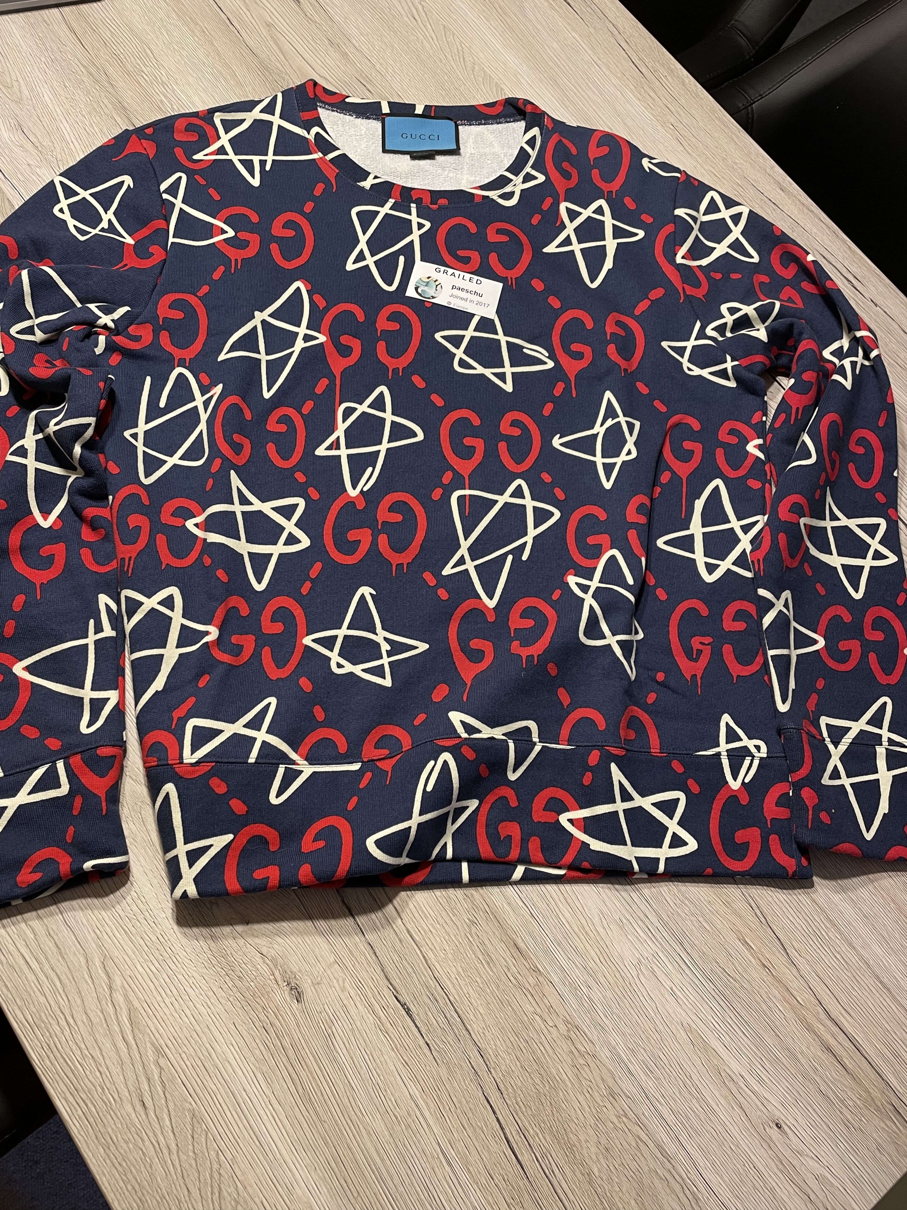 Gucci Gucci Ghost Sweatshirt Size US M / EU 48-50 / 2 - 1 Thumbnail