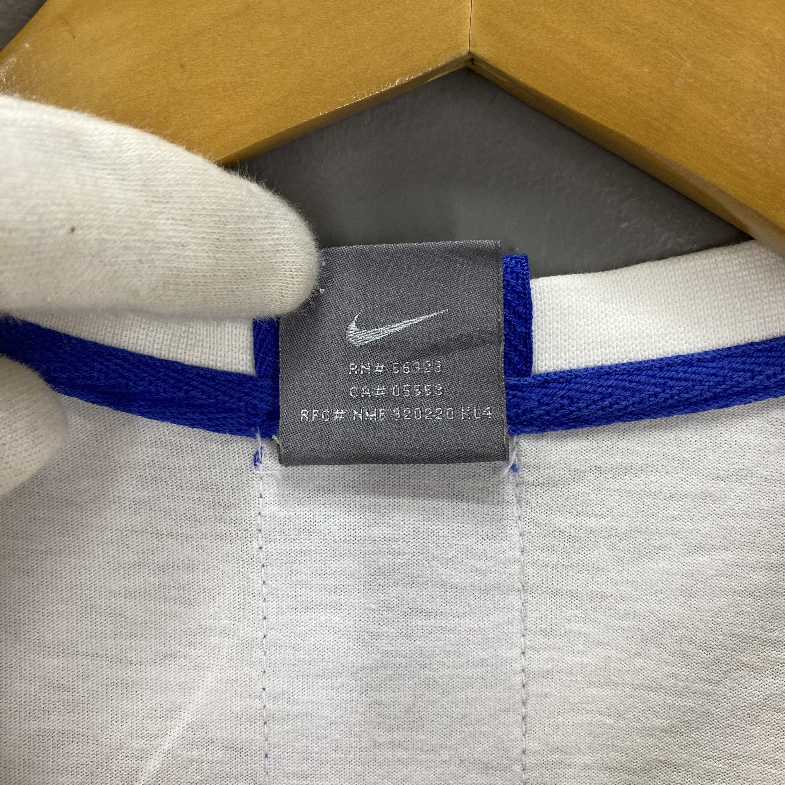 Nike Y2K Vintage NIKE BRASIL 10 Crew Neck T Shirt #1843/08 Size US M / EU 48-50 / 2 - 6 Thumbnail