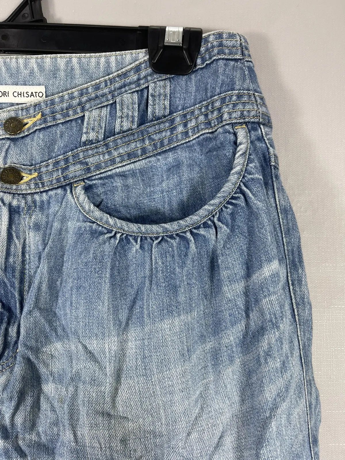 Issey Miyake × Tsumori Chisato × Vintage Vintage TSUMORI CHISATO By ISSEY MIYAKE Denim Skirt Size 29" - 4 Thumbnail