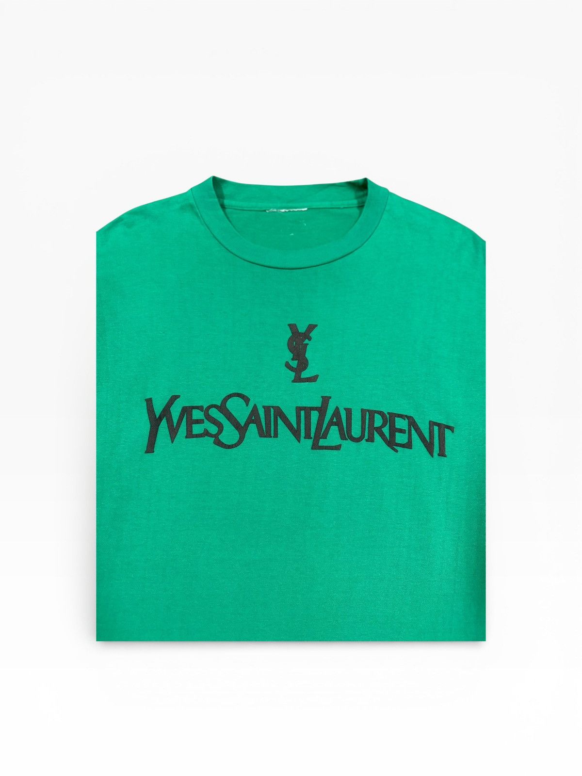 Yves Saint Laurent Vtg🔥YvesSaintLaurent Embossed Printed Spellout Logo Size US L / EU 52-54 / 3 - 7 Thumbnail