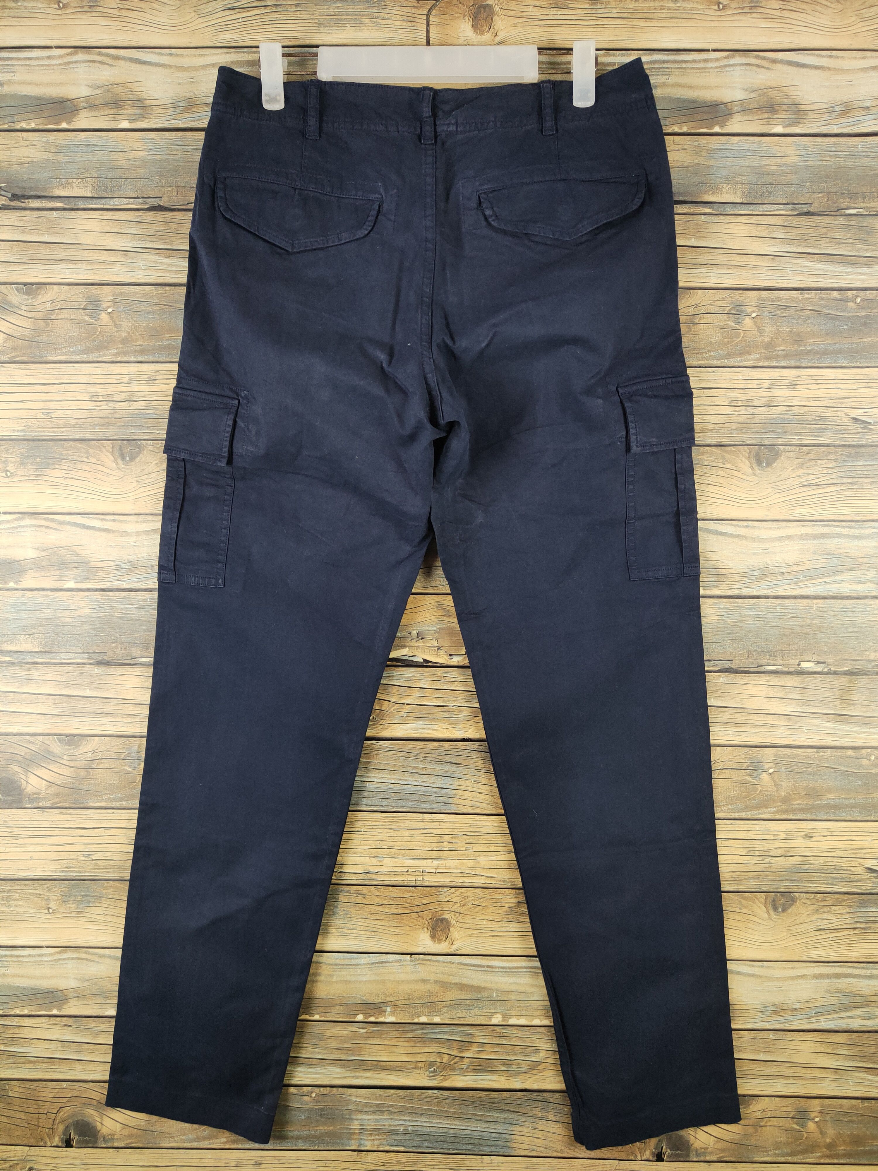 Japanese Brand DL Uniqlo Navy Multipocket Tactical Cargo Pants #1129 Size US 31 - 7 Thumbnail