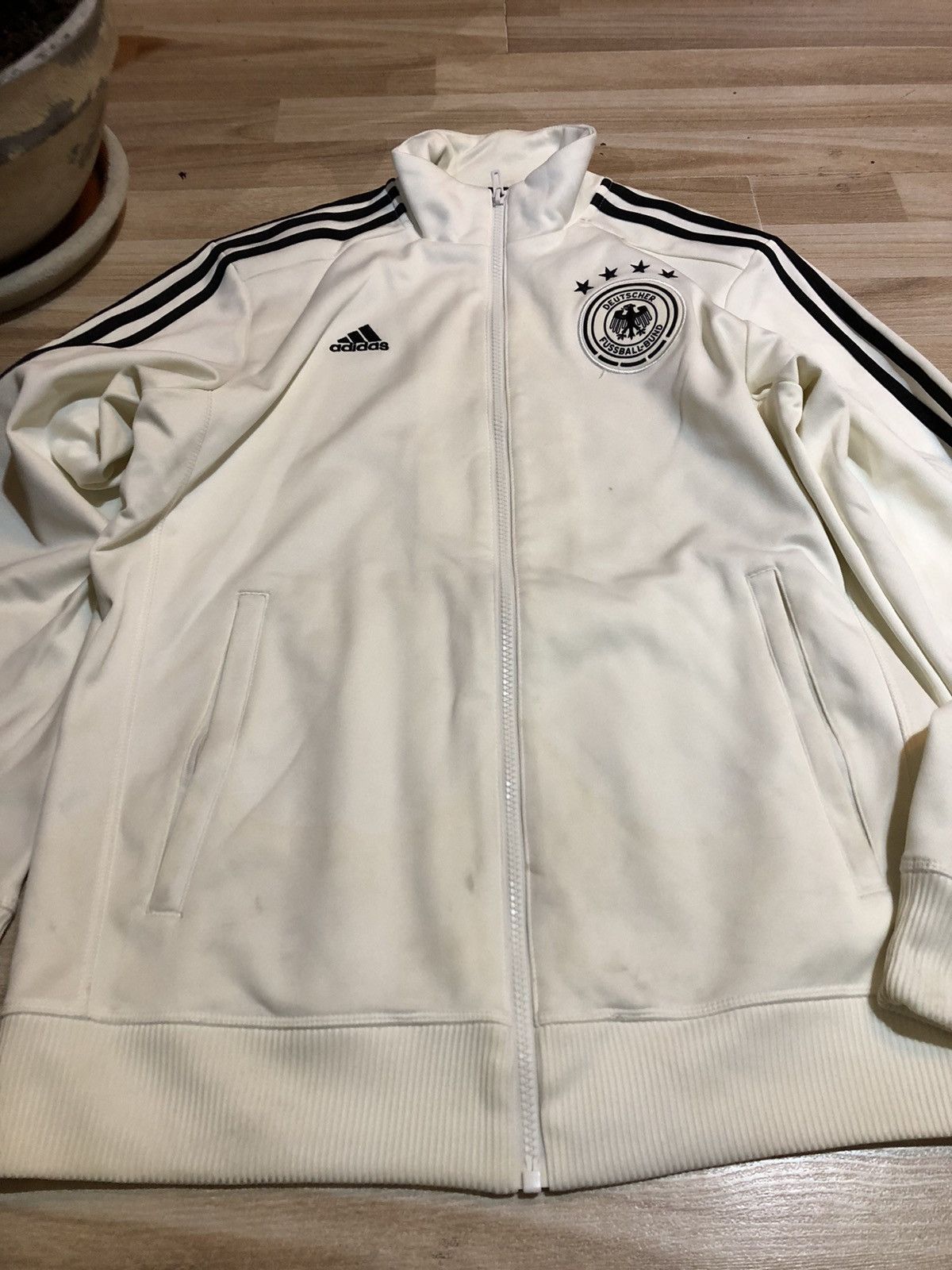 Adidas Adidas Hoodie Sweatshirt Germany National Team Soccer Size M Size US M / EU 48-50 / 2 - 2 Thumbnail
