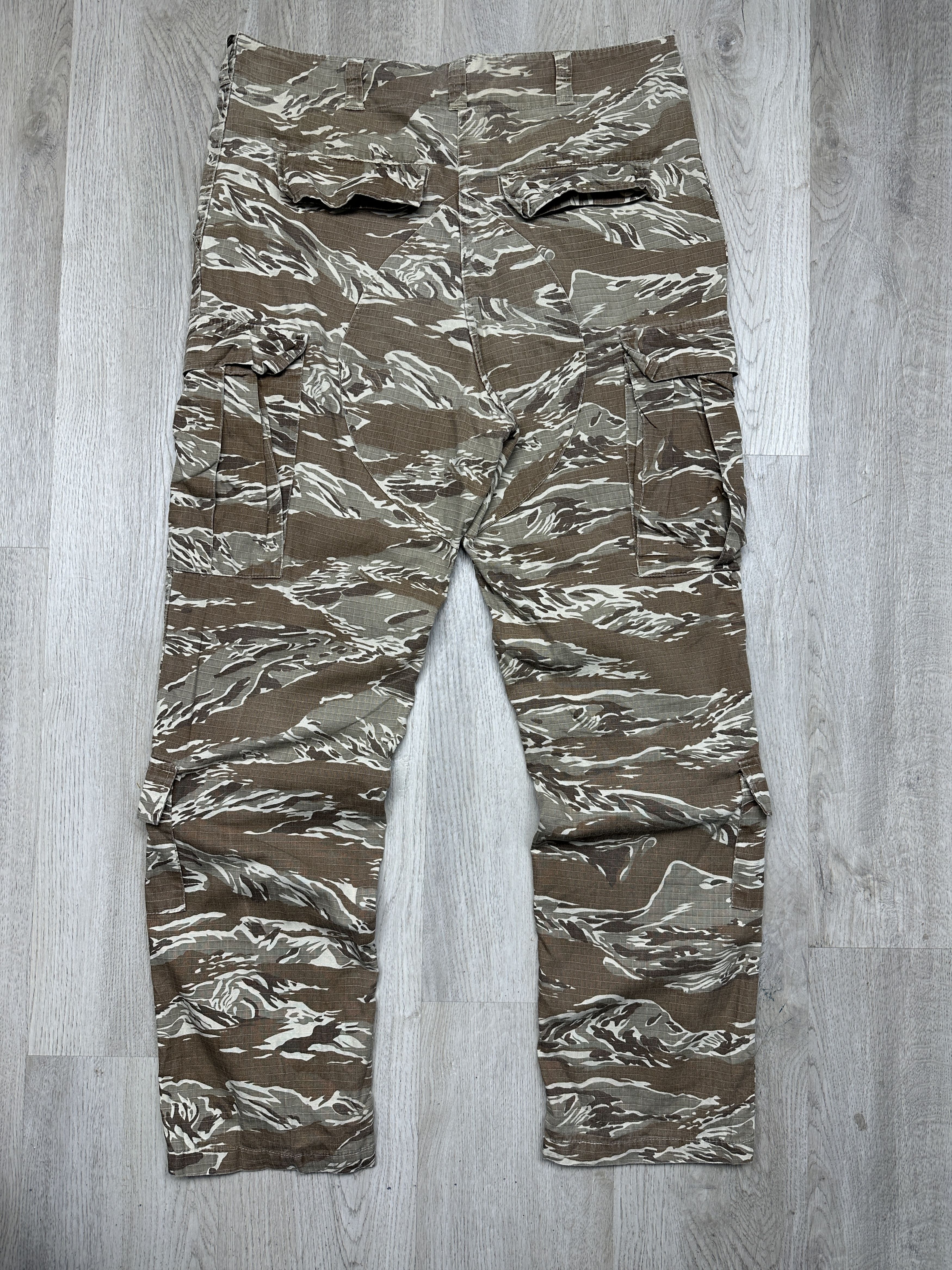 Vintage Bulle Uk Field Equipment Mens Camo Utility Cargo Pants Size US 34 / EU 50 - 5 Thumbnail