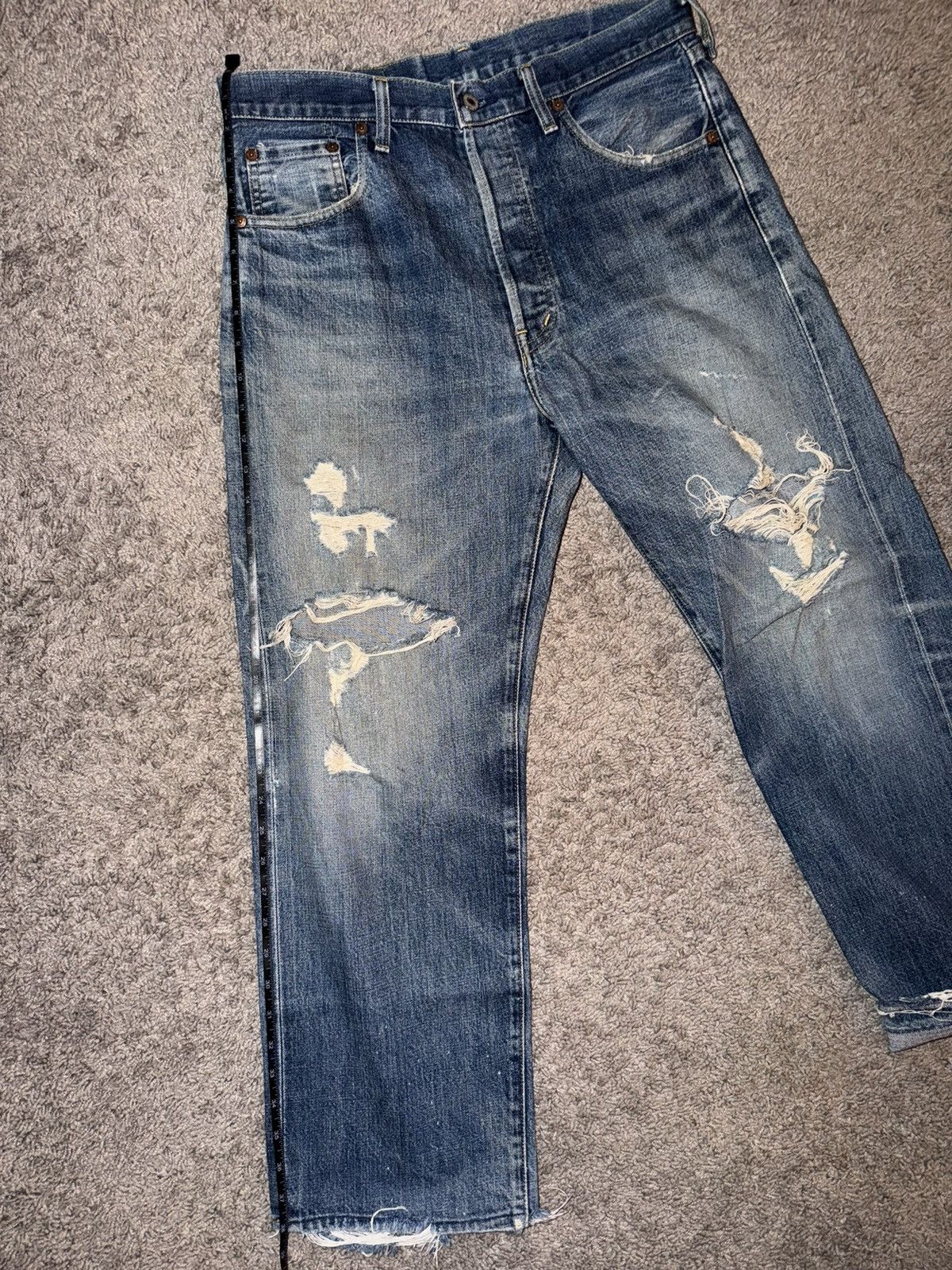 Levi's Vintage Clothing Vintage Selvedge Levi’s 503B-XX Big E Size US 32 / EU 48 - 12 Thumbnail